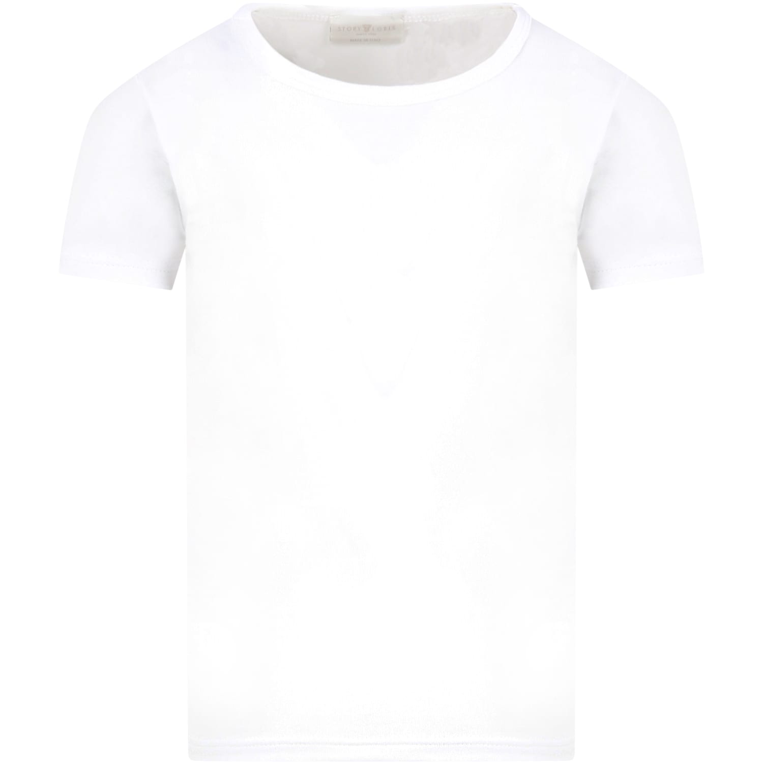 Story Loris White T-shirt For Kids