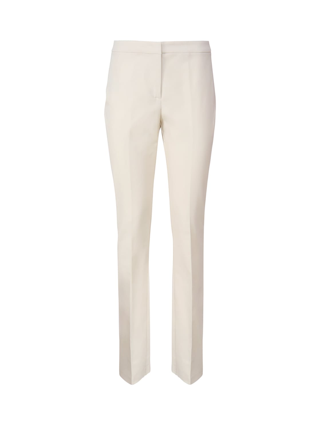 Shop Pinko Pants With Back Slit In White