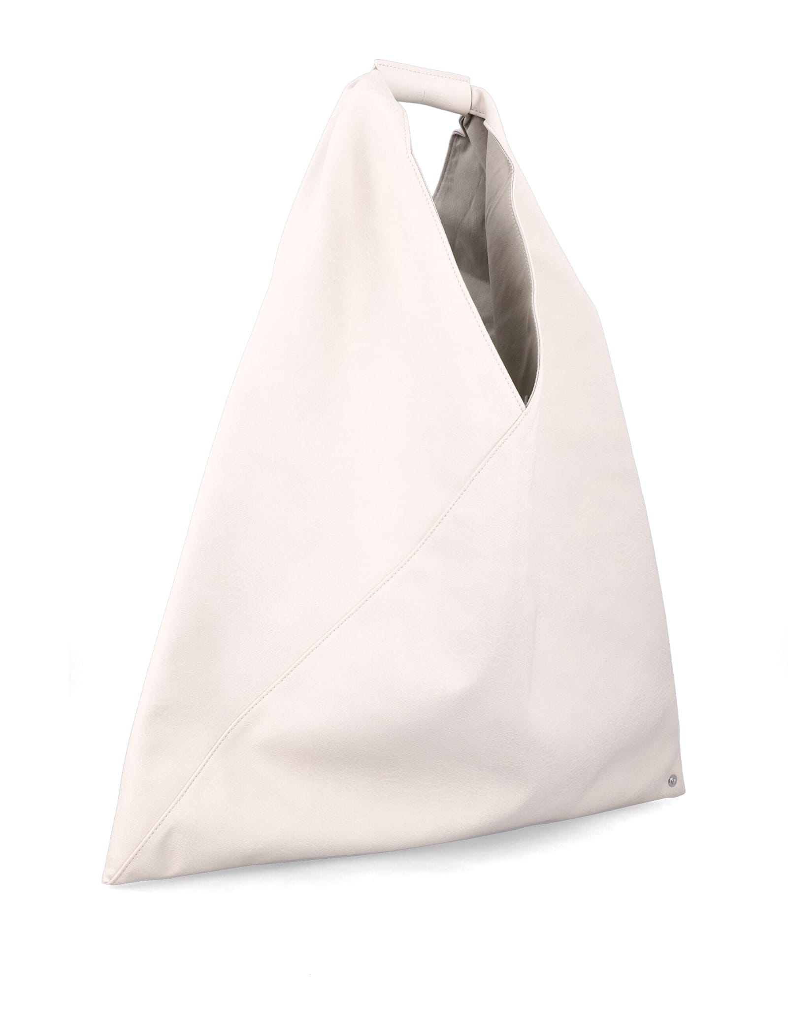 Mm6 Maison Margiela Japanese Classic Leather-effect Bag In White