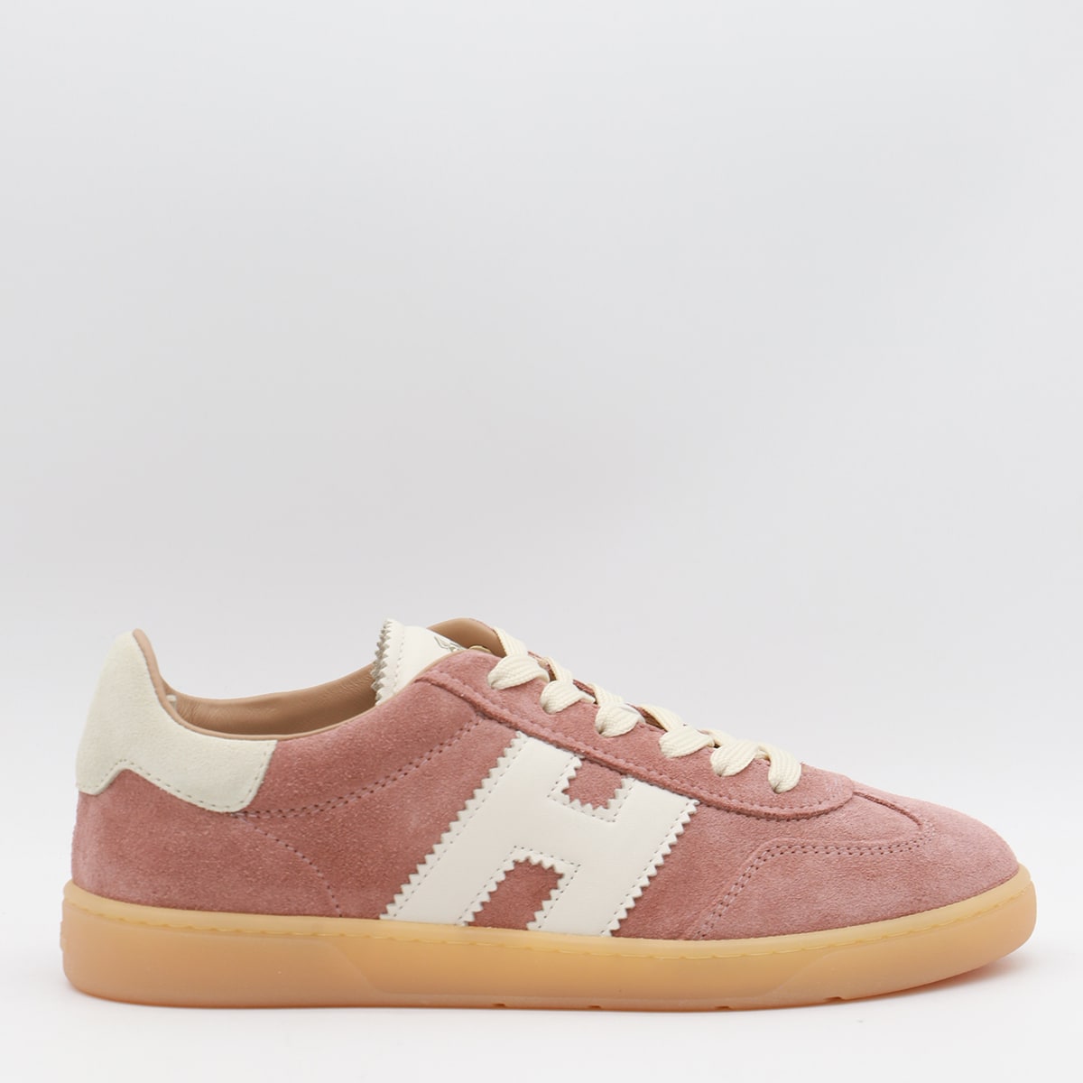 Pink Suede Sneakers