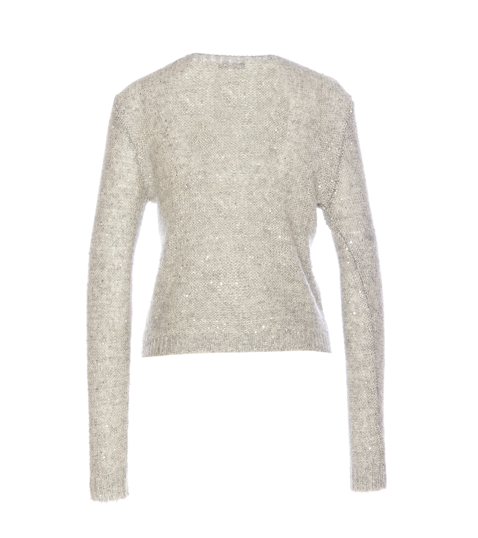 Shop Roberto Collina Sweater In Grey