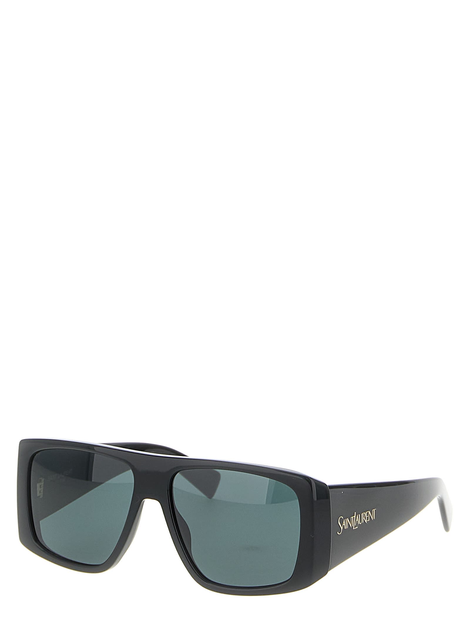 Saint Laurent Mask-frame Acetate Sunglasses In Multi