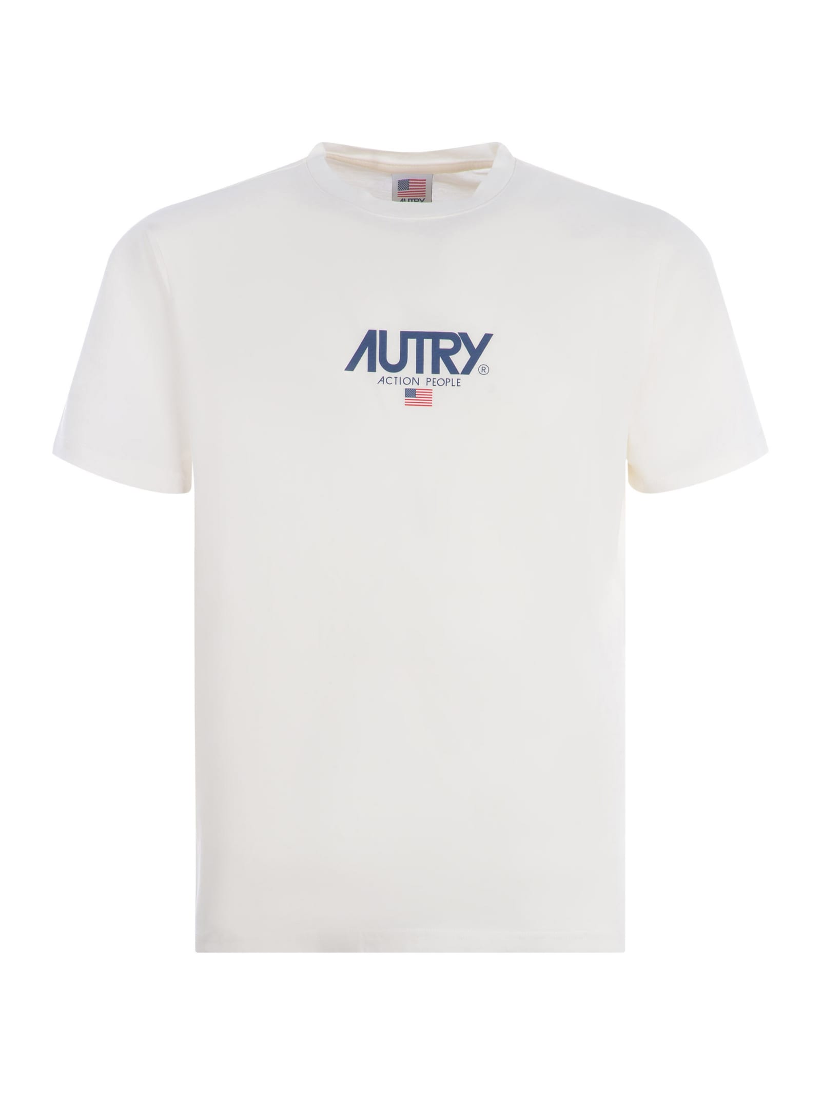 Shop Autry T-shirt  In Cotton In Bianco