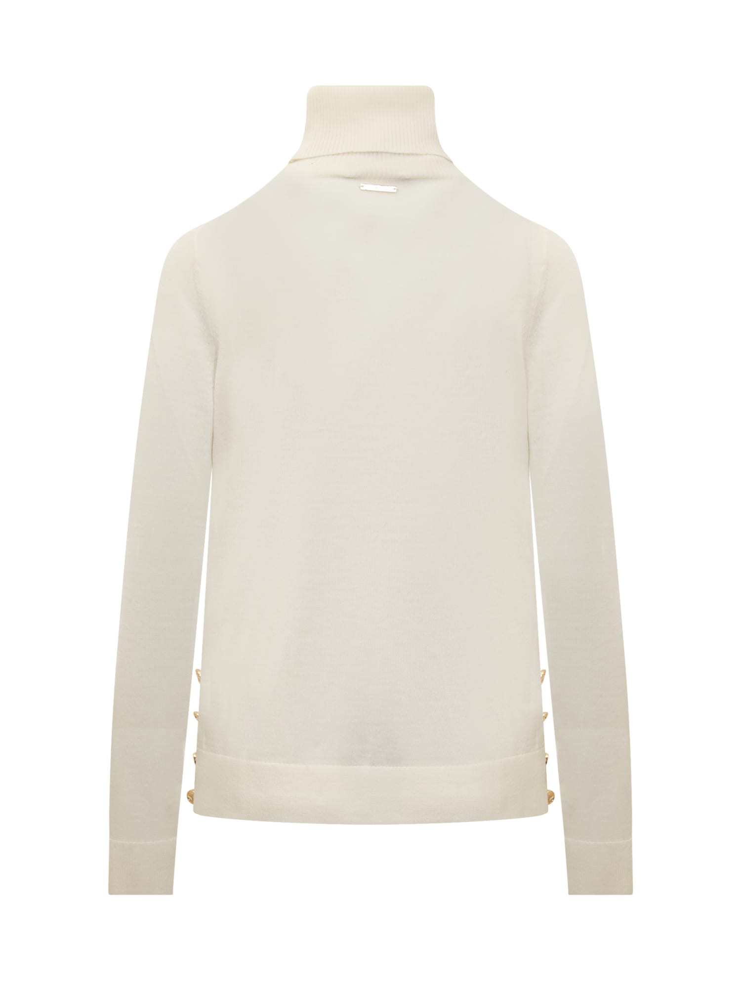 Michael Michael Kors Merino Sweater In Panna