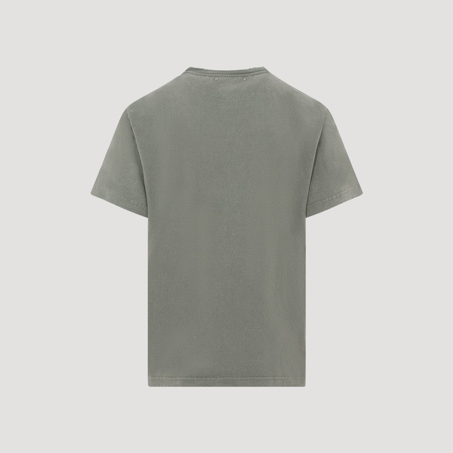 Golden Goose Golden Regular T-shirt Men In Gray