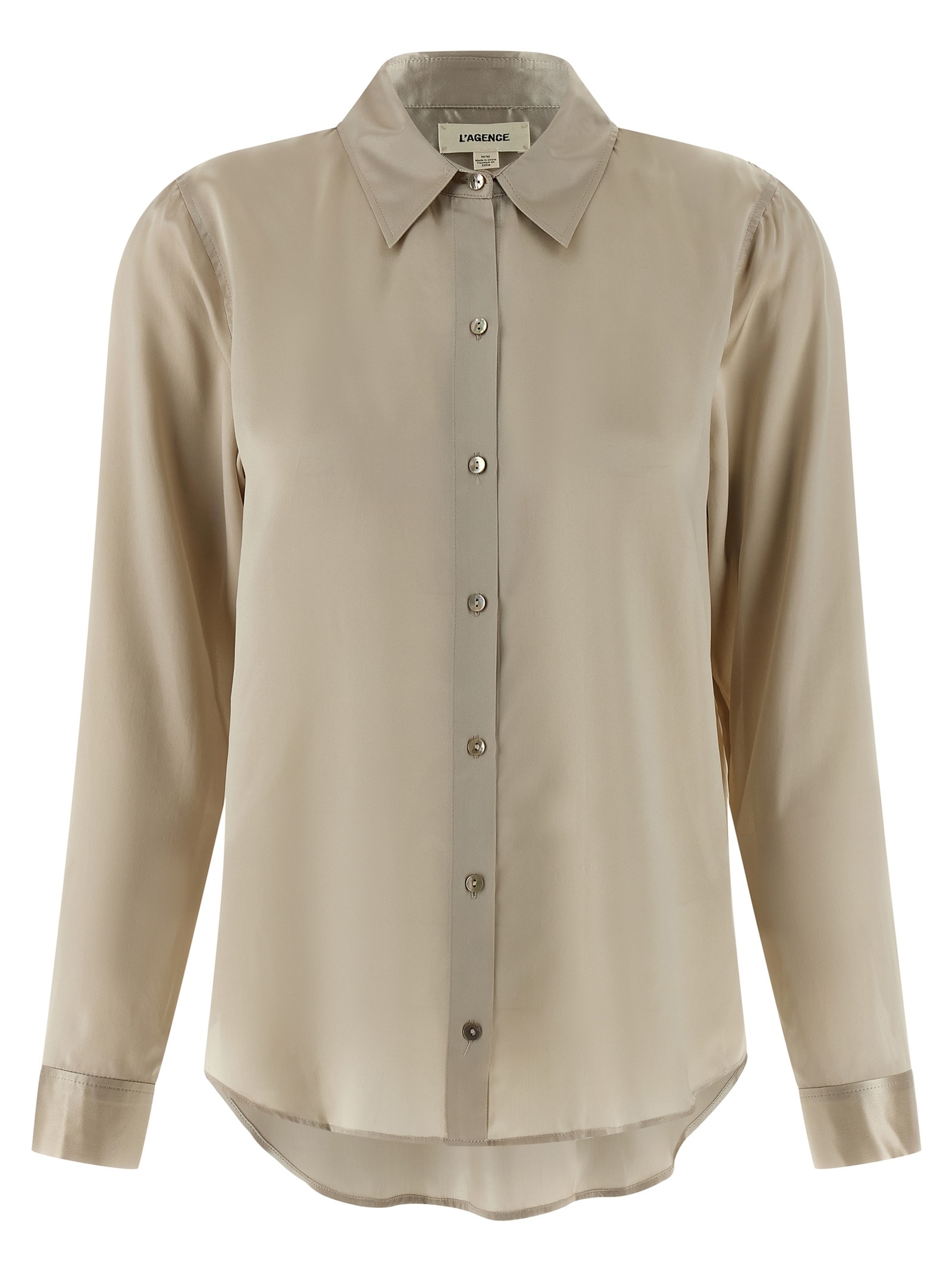 L'agence Dani Shirt In Gray