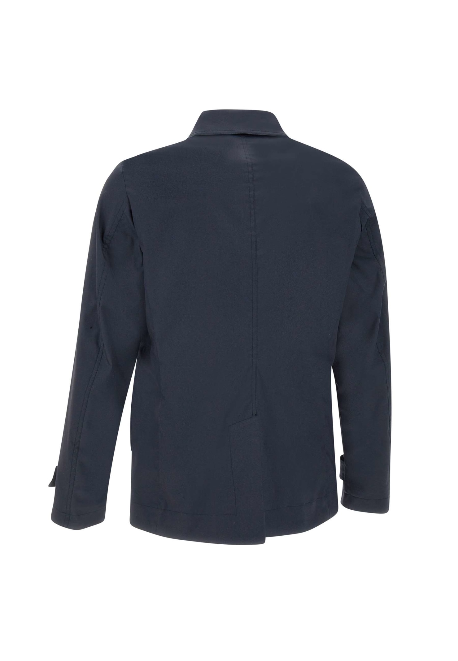 Shop Moorer Scarp-arqua Jacket In Blue
