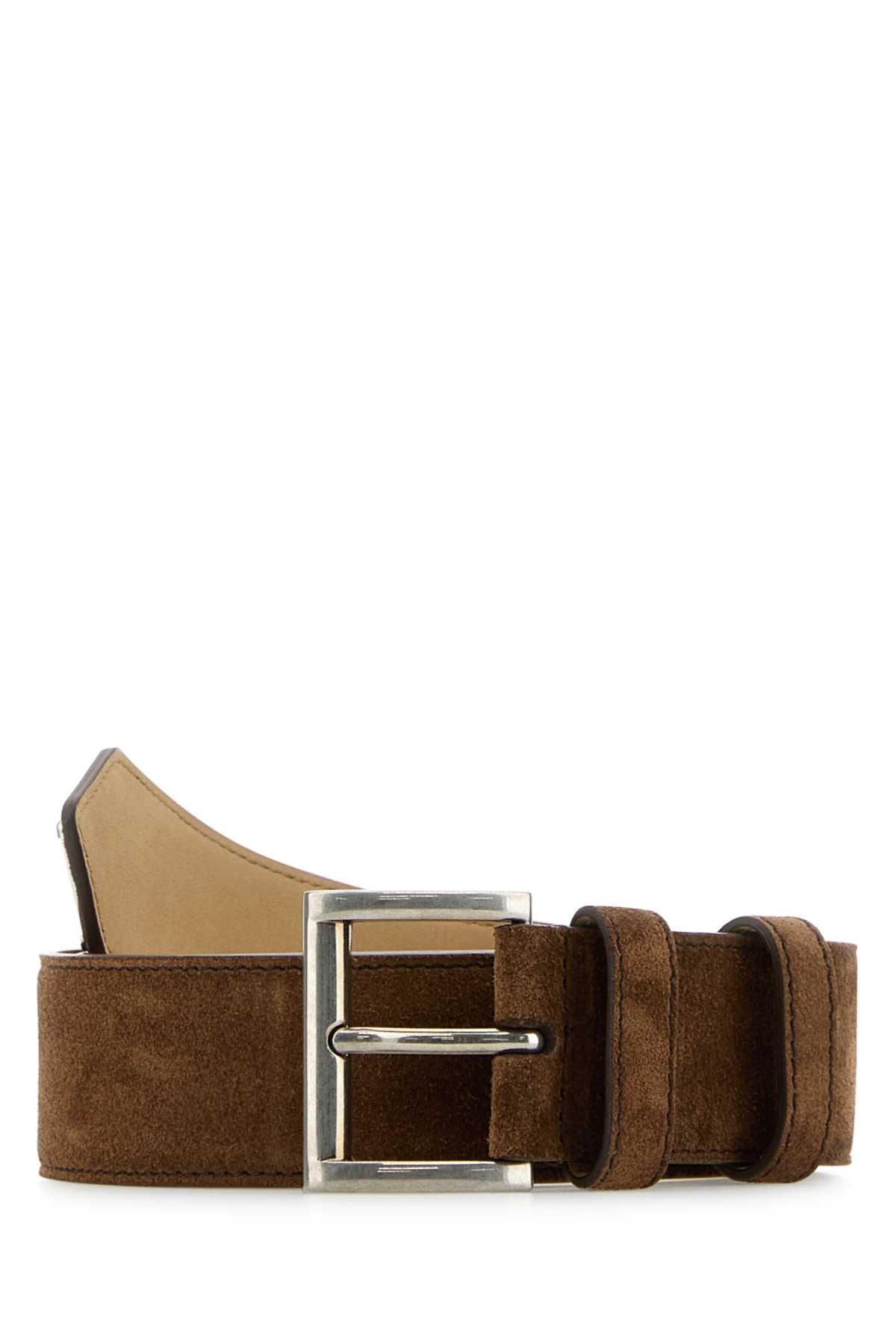 Brown Suede Belt