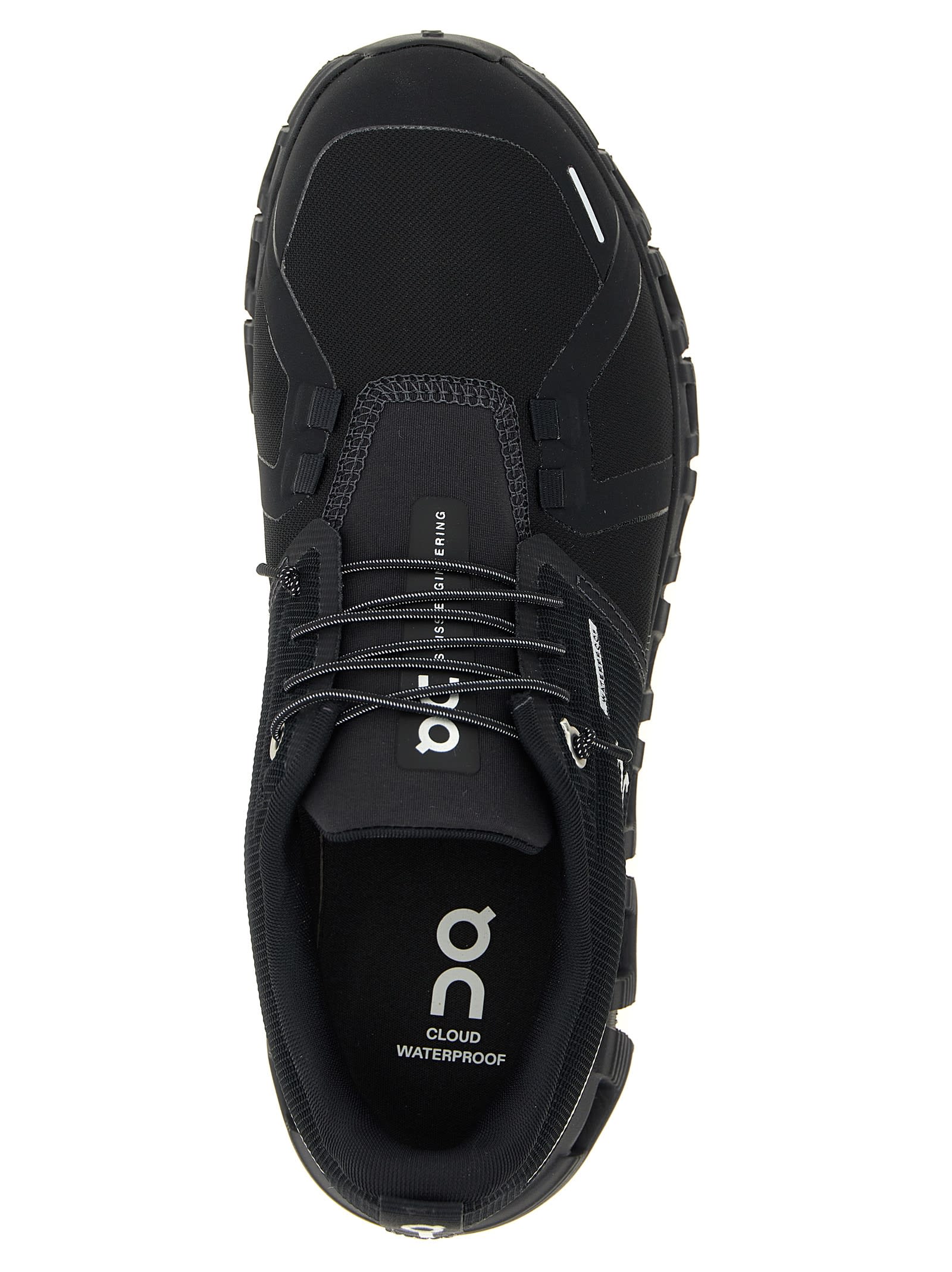 On Cloud 6 Wp Low-top Sneakers In Black