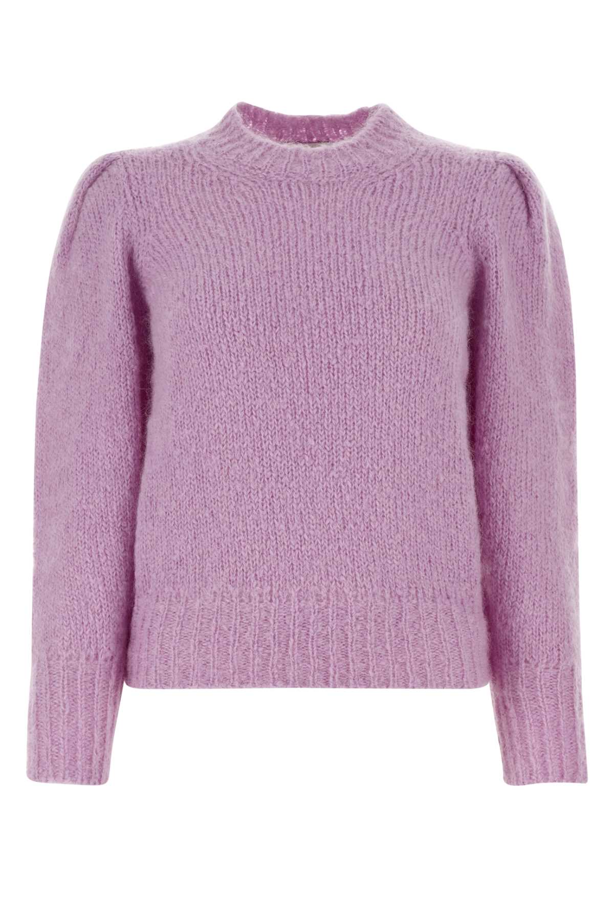 Lilac Mohair Blend Emma Sweater