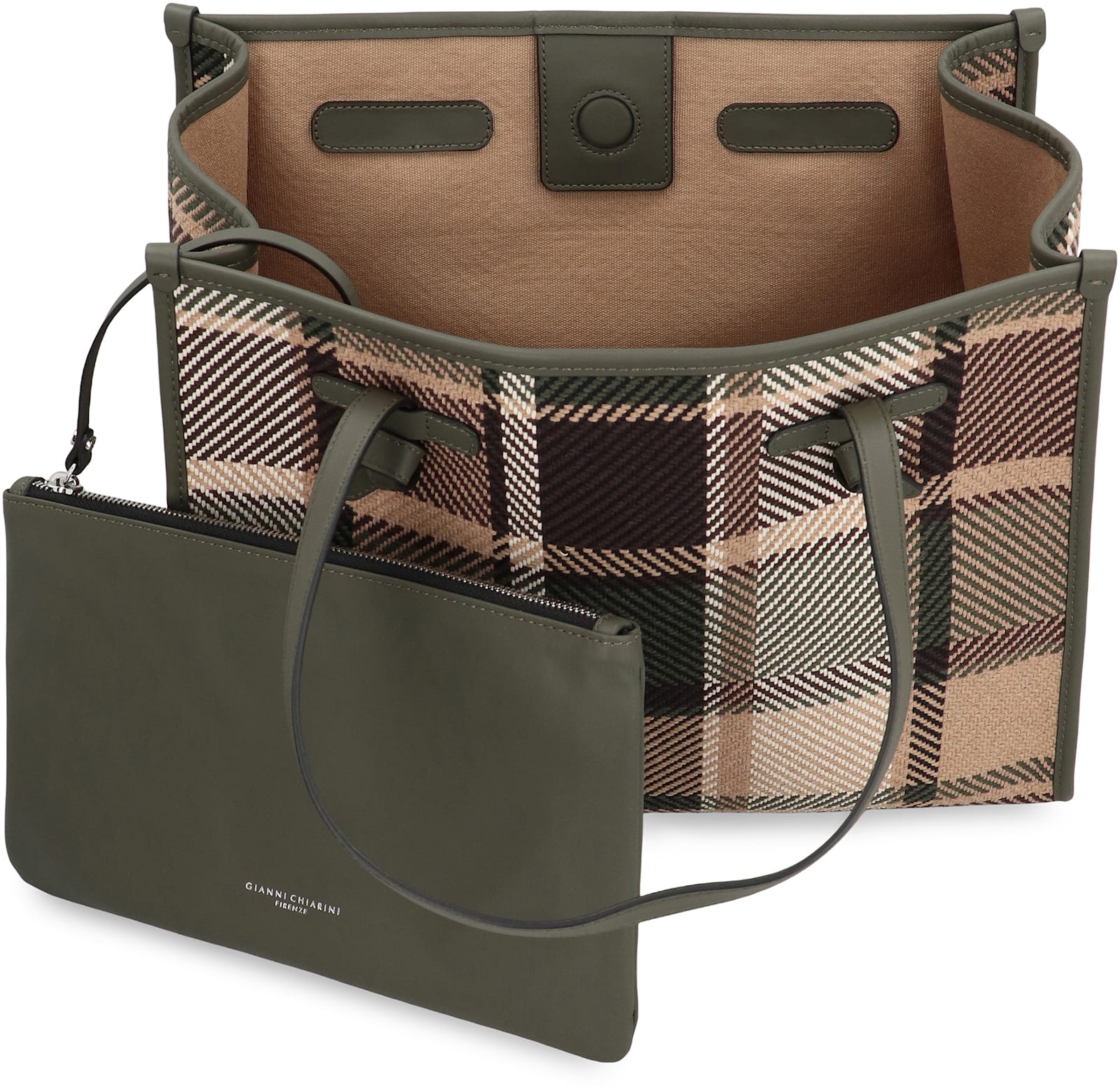 Gianni Chiarini Marcella Fabric Tote In Multi