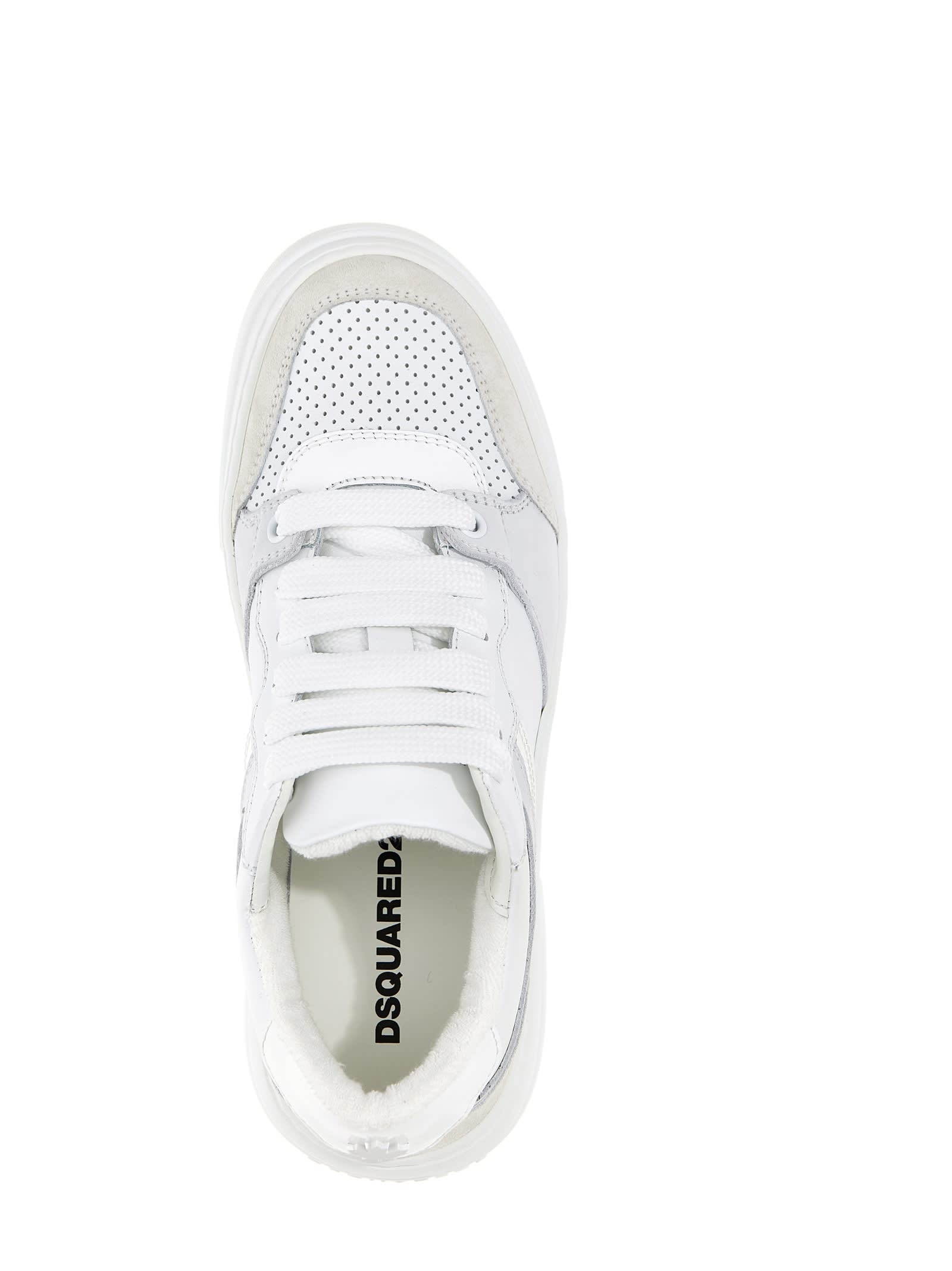 Shop Dsquared2 Bumper Sneakers In White