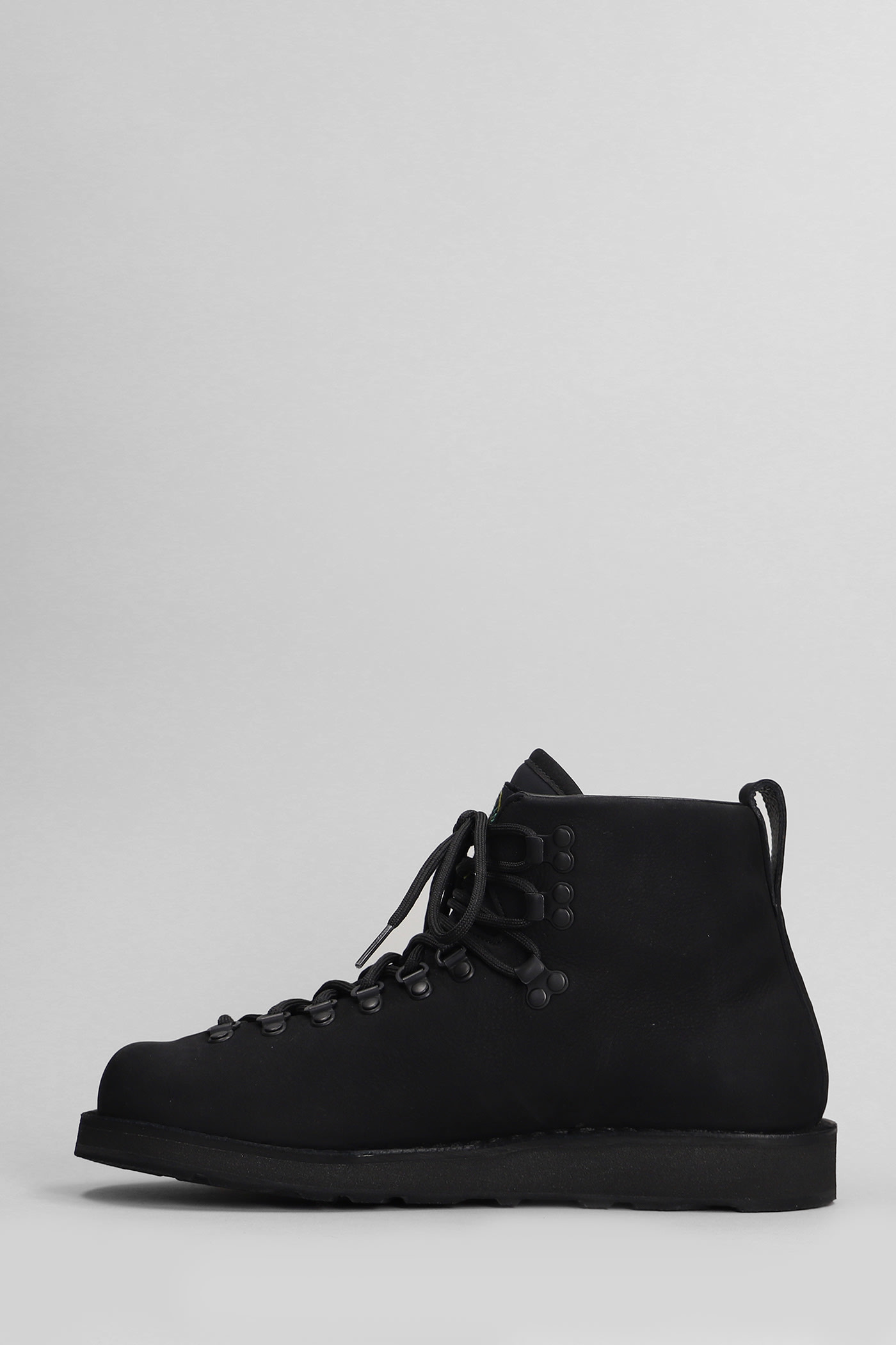 Shop Stone Island Vibram Ankle Boots In Black Leather