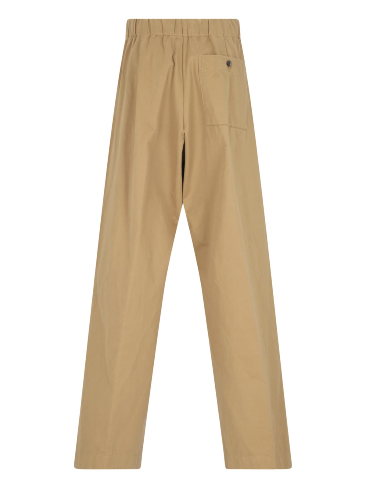 Shop Dries Van Noten Wide Pants In Brown