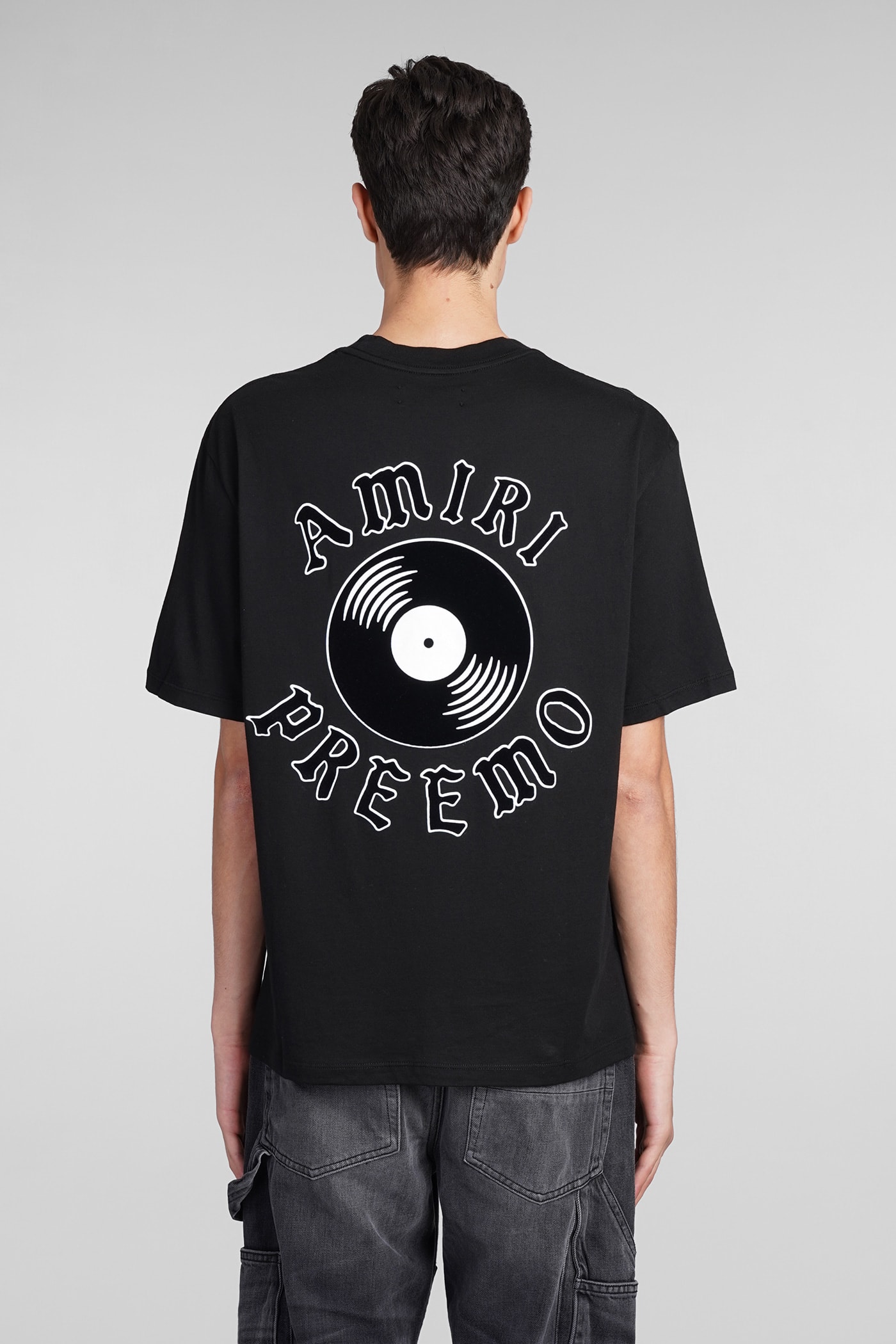 Shop Amiri T-shirt In Black Cotton