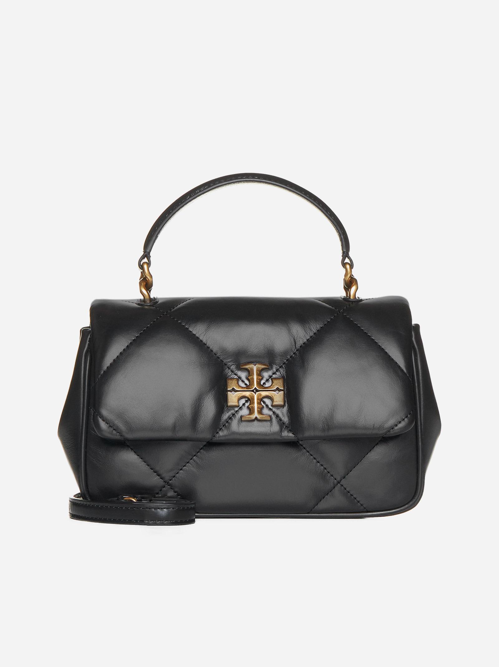 Tory Burch Kira Quilted Leather Bag In Black
