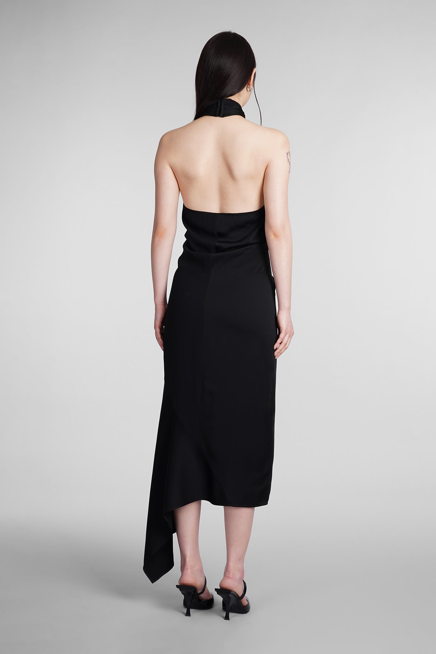 Shop Givenchy Dress In Black Acetate