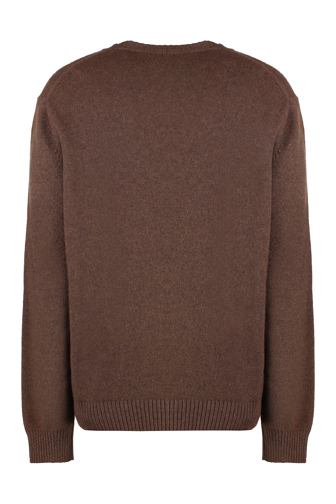 Malo Cashmere Crew-neck Sweater In Brown