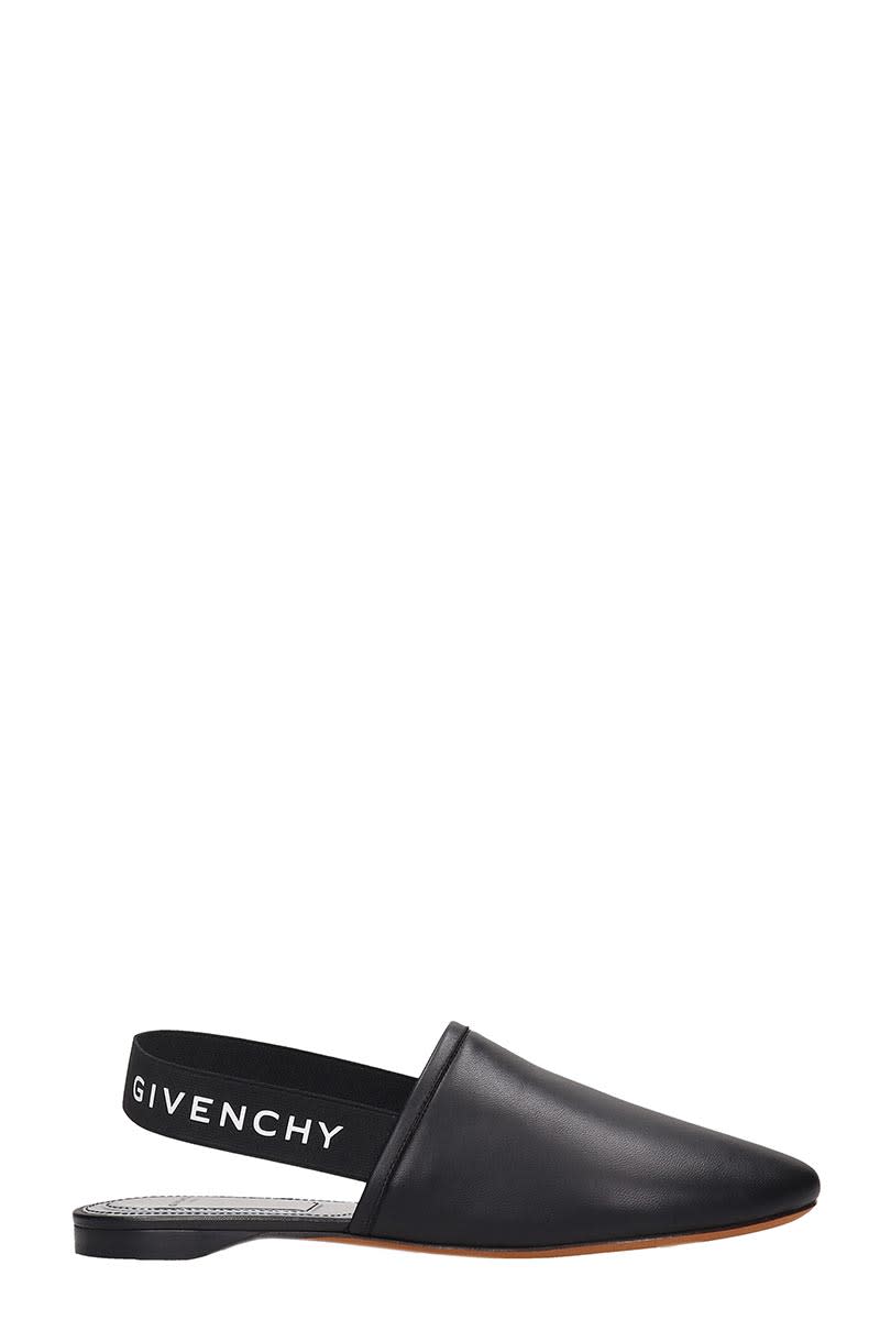 GIVENCHY RIVINGTON SLIPE LOAFERS IN BLACK LEATHER,11332584