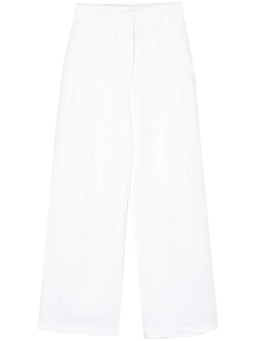 Shop Aspesi Mod 0165 Pants In White
