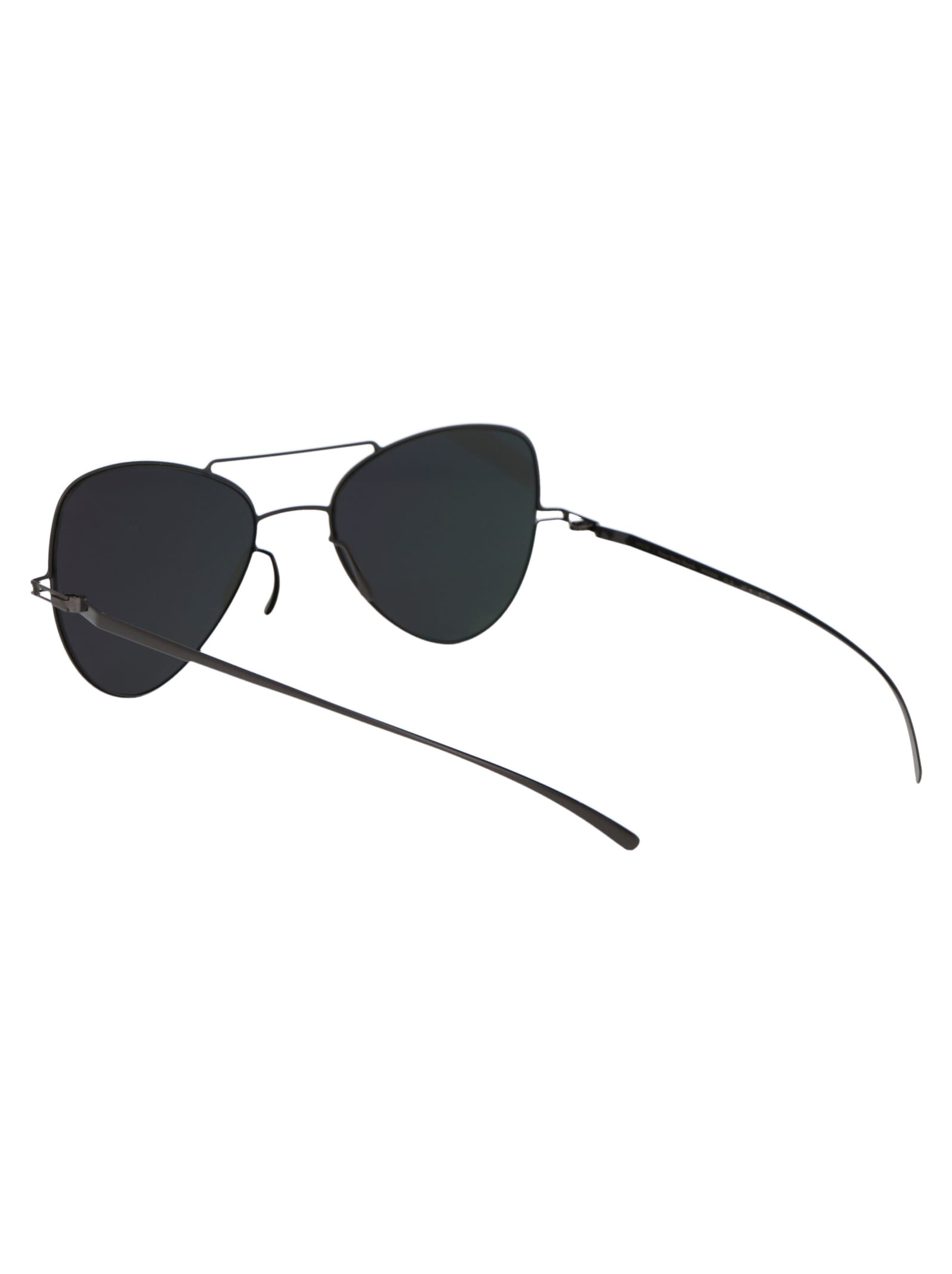 Shop Mykita Mmesse004 Sunglasses In 195 E6 Dark Grey Dark Purple Flash