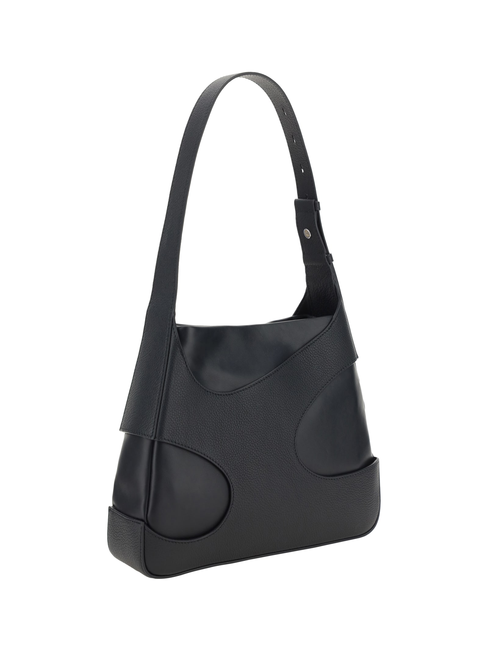 Shop Ferragamo Shoulder Bag In Black