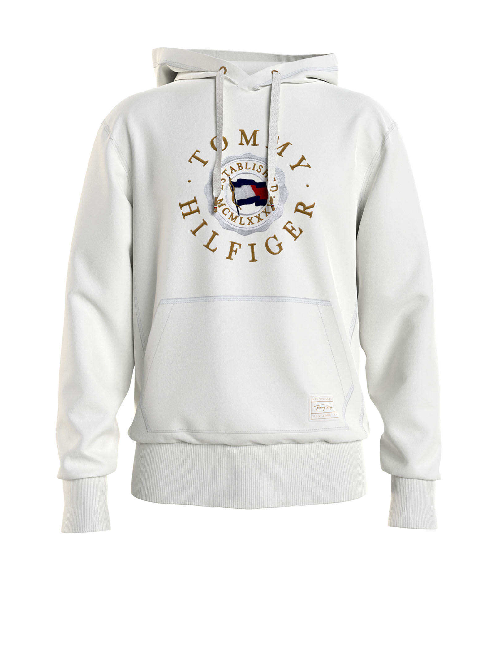 Tommy Hilfiger Ivory Hooded Sweatshirt