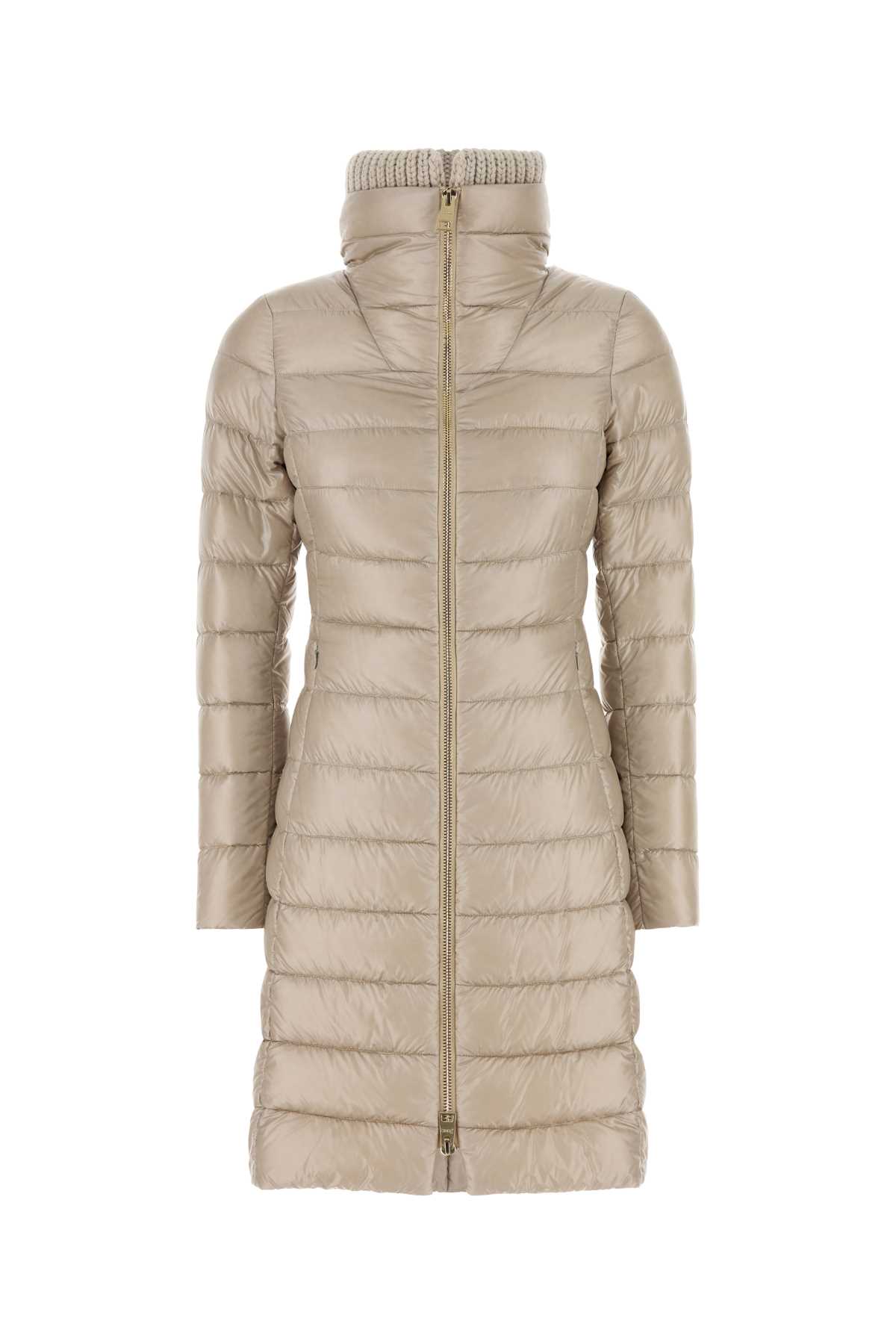 Herno Beige Nylon Down Jacket In Neutral