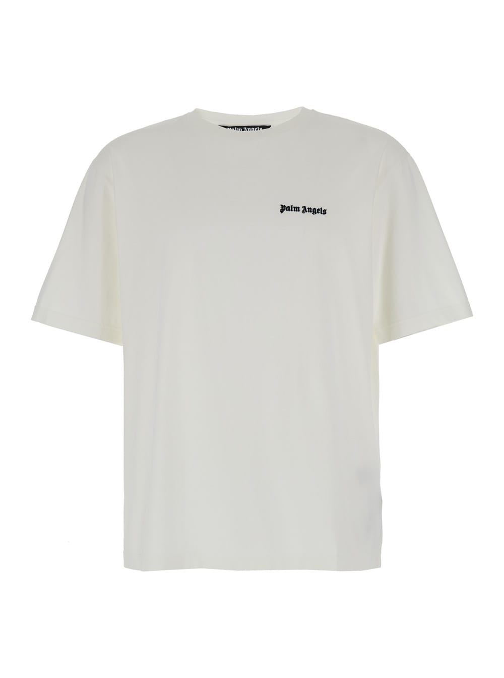 Shop Palm Angels Classic Logo Slim Tee Off White Off Whit