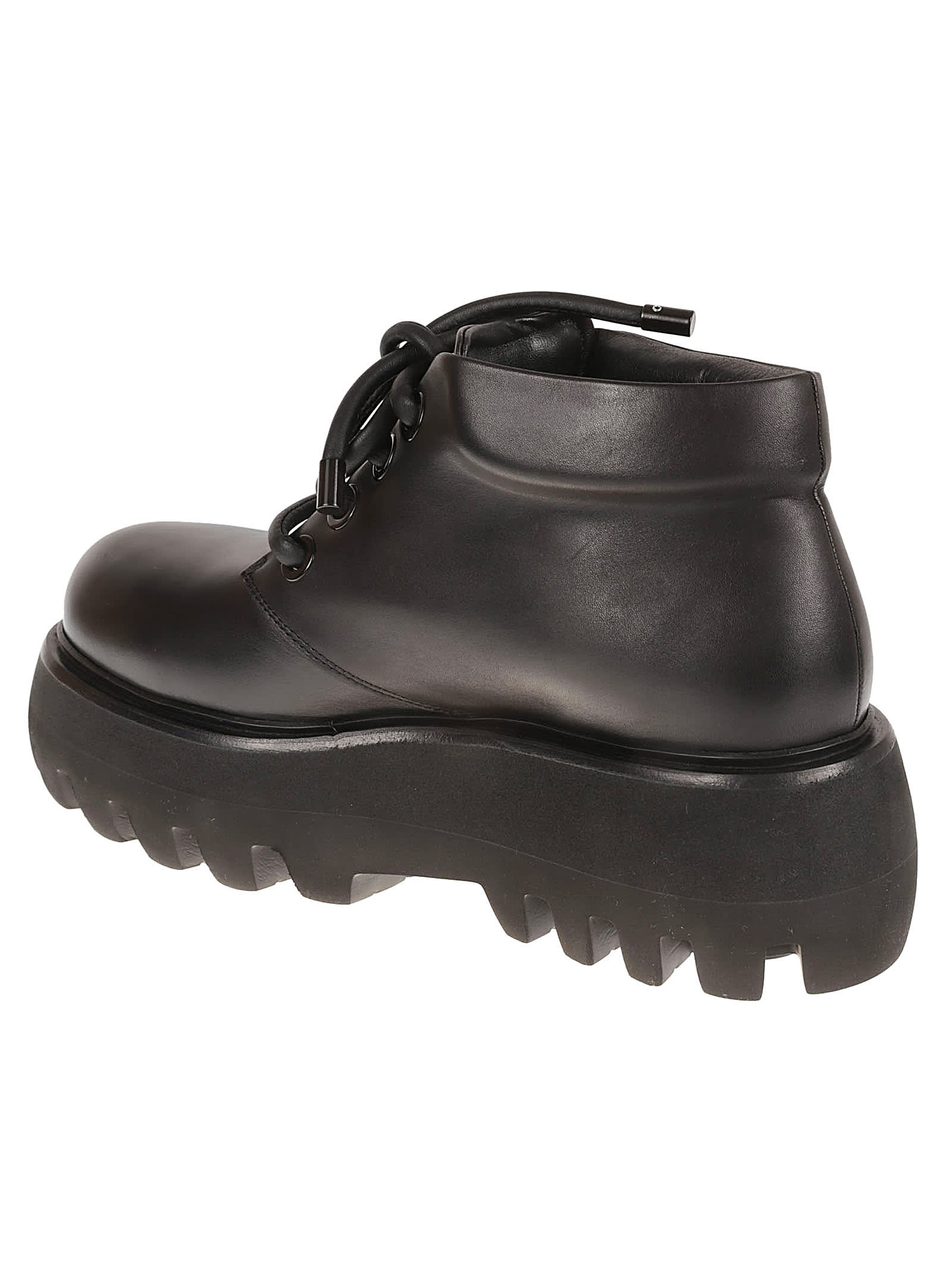 Alexander Mcqueen Scarf Boots In Black