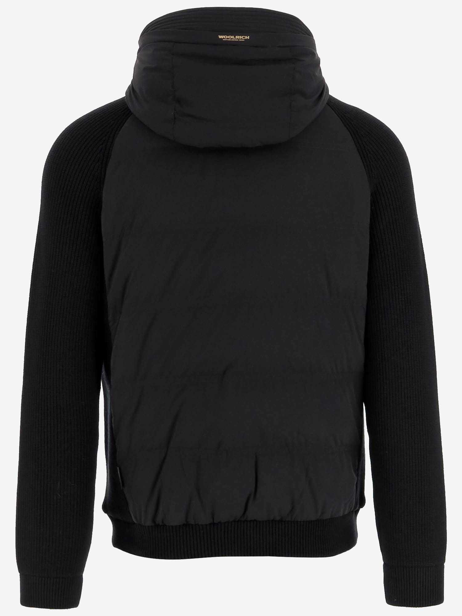 Woolrich Stretch Nylon Jacket In Black