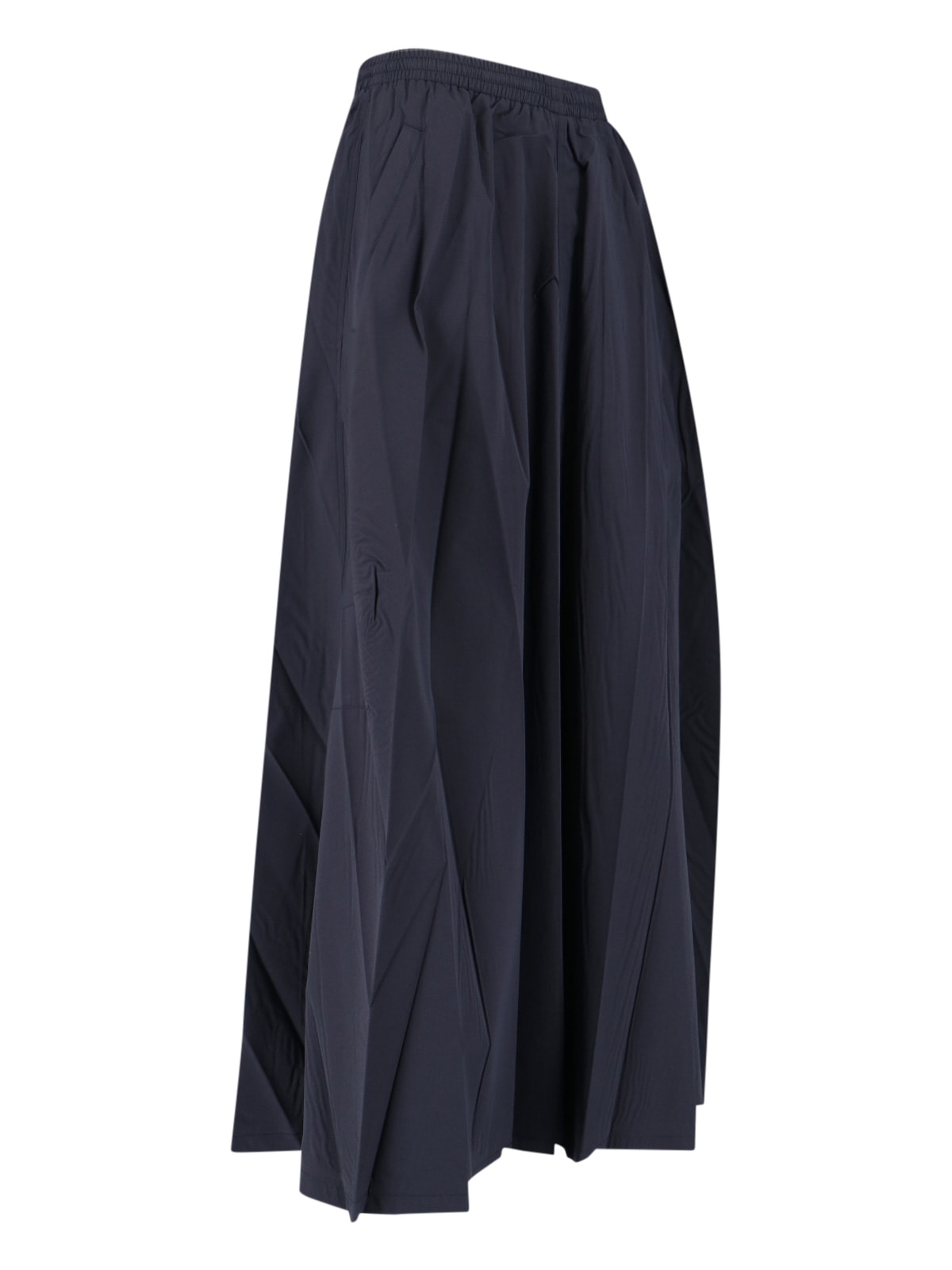 Balenciaga Maxi Logo Skirt In Blue