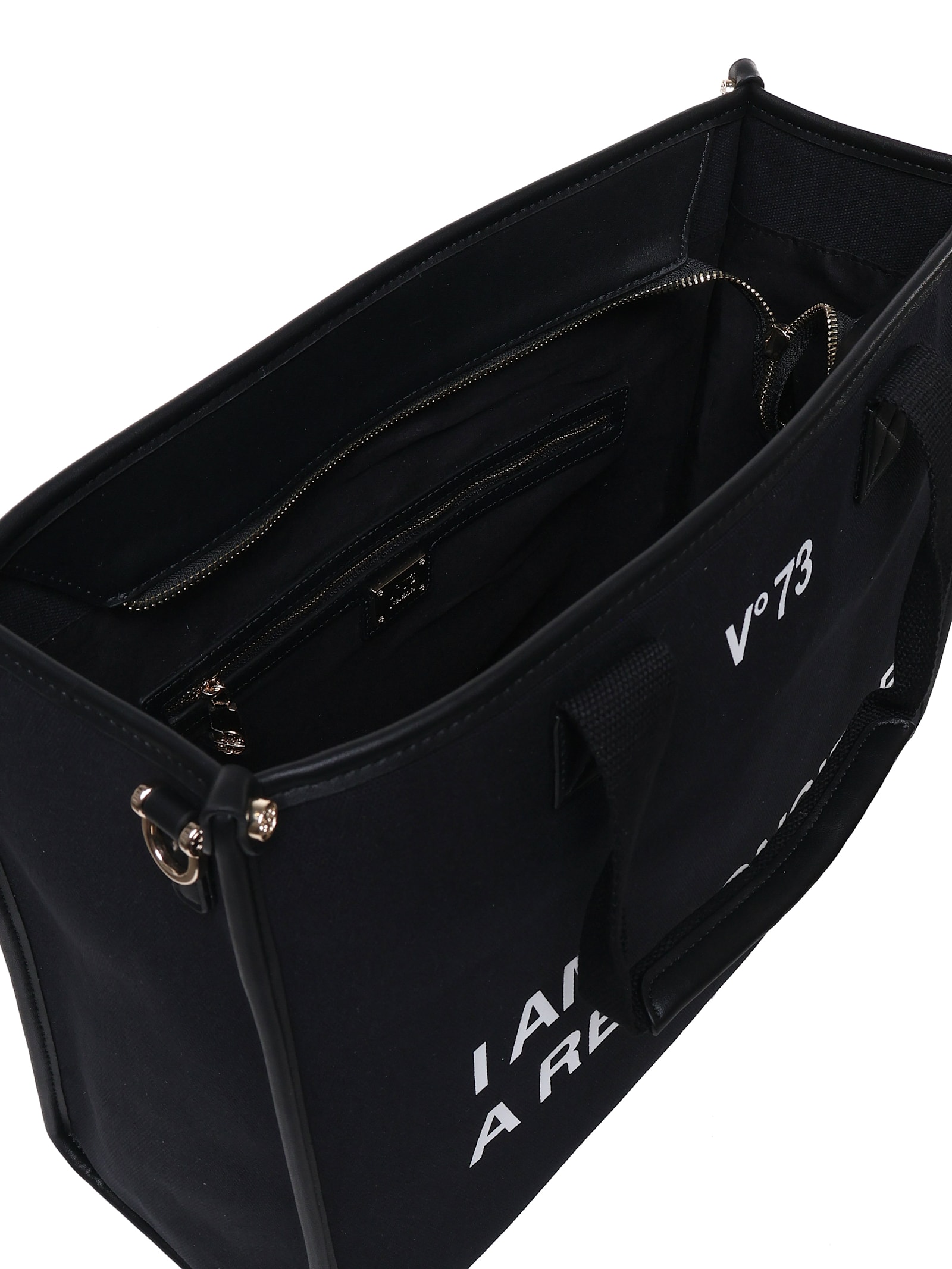 V73 Responsibility Tote Bag In Black