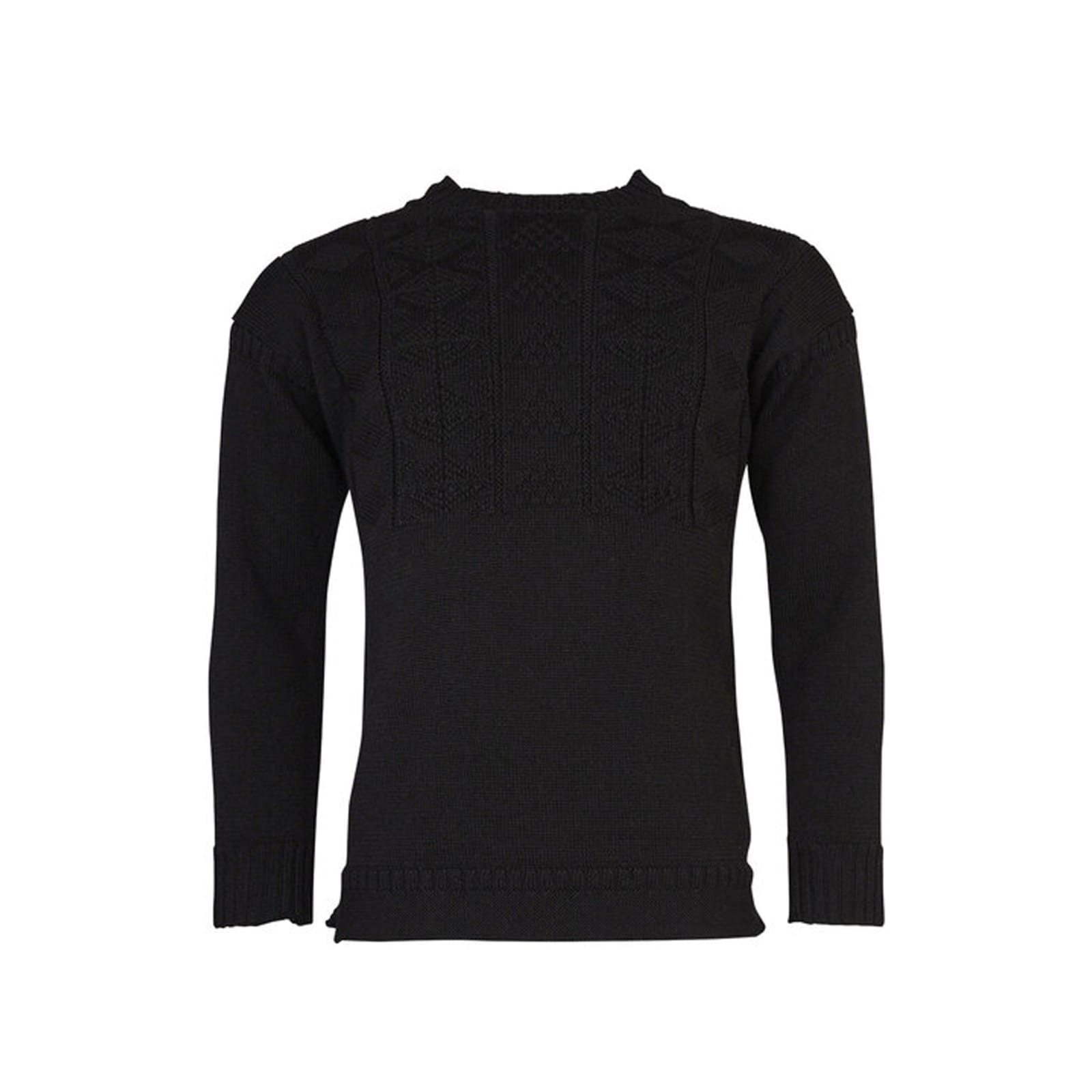 Shop Maison Margiela Wool Sweater In Black