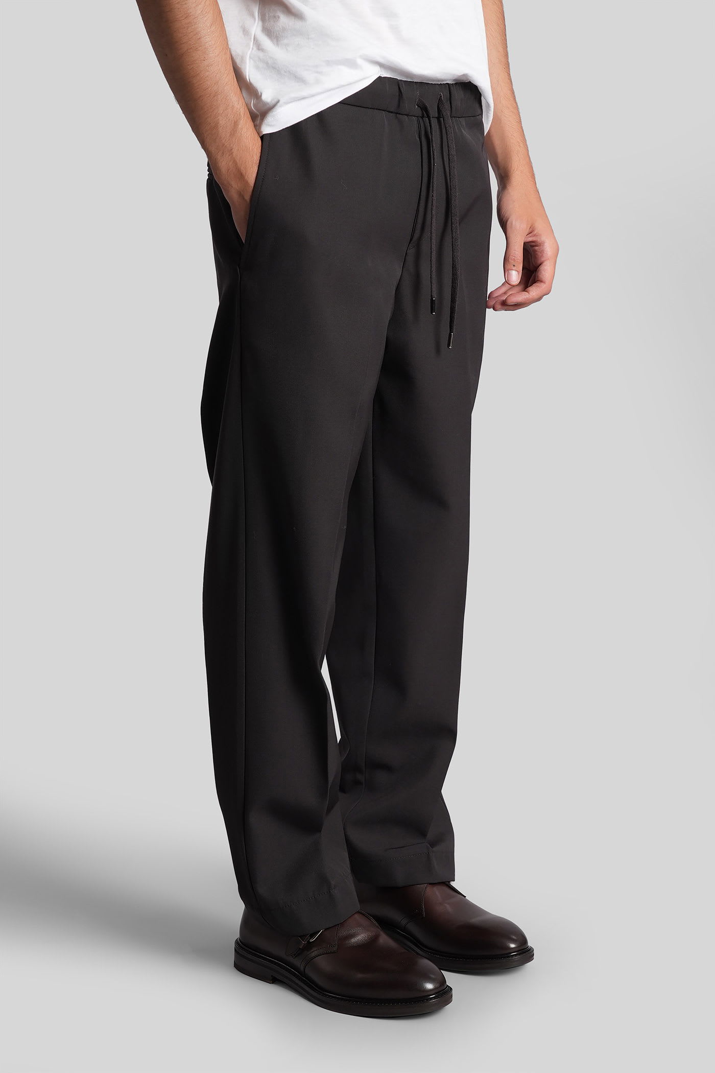 Costumein Pajama Pants In Brown Polyester In Black