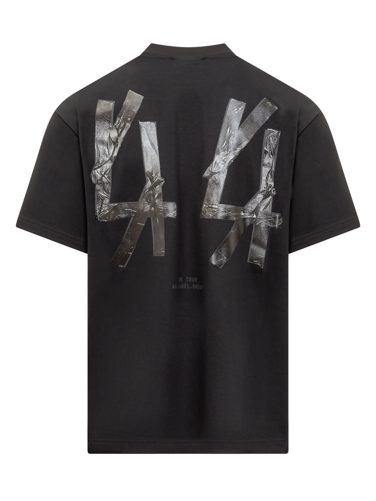 Shop 44 Label Group Gaffer T-shirt In Black-44 Gaffer Print