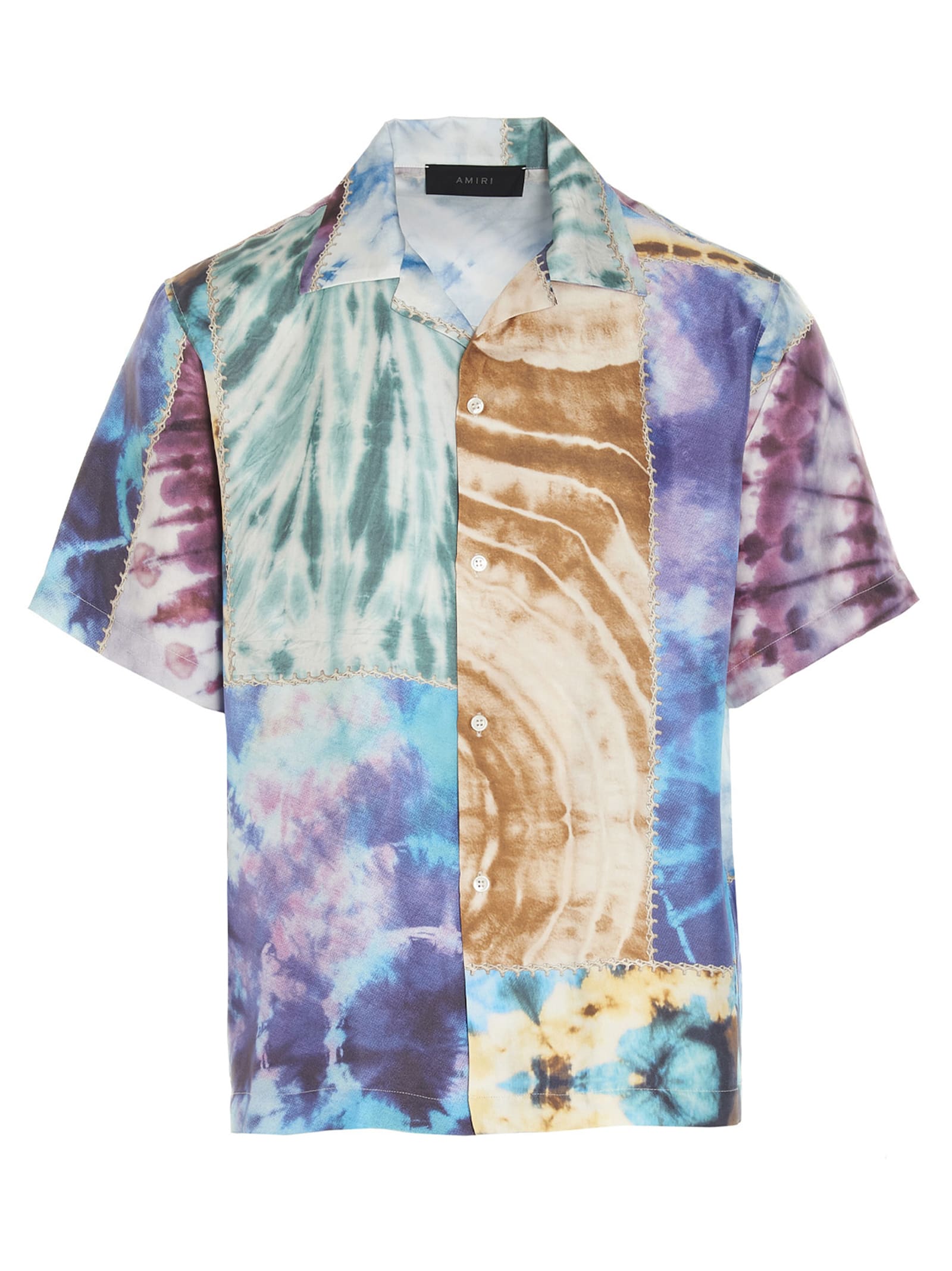 Amiri patchwork Tie-dye Shirt
