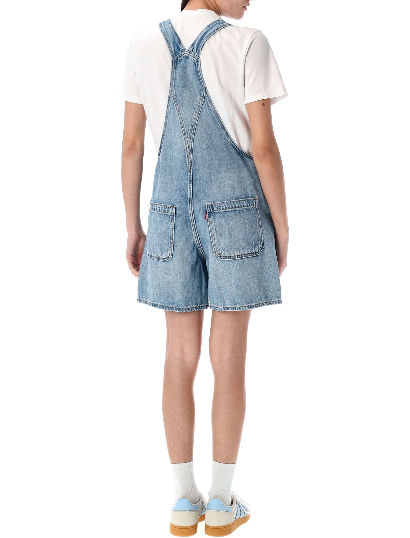 Levi's Utility Shortalls In Blue