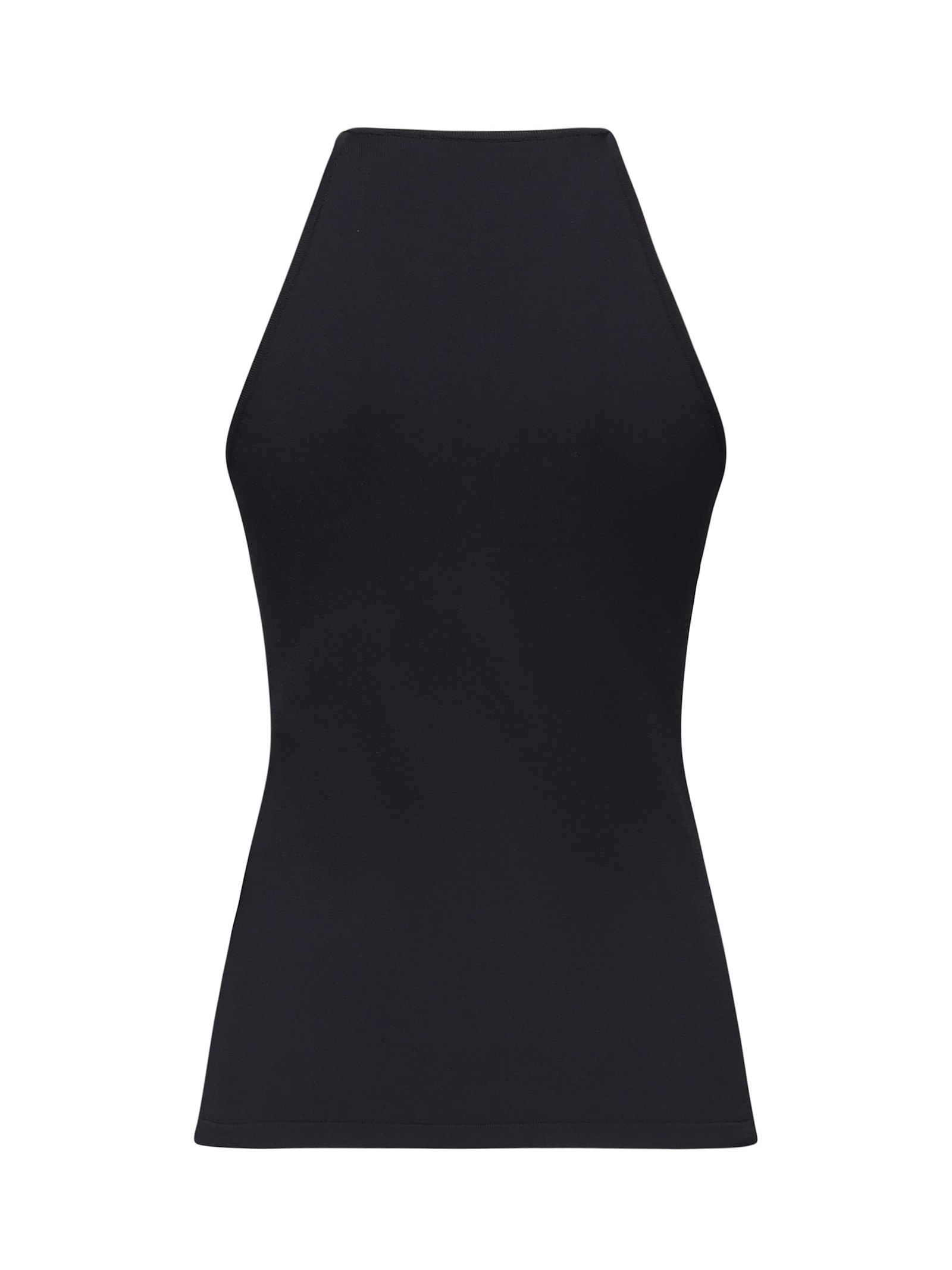 Max Mara Armida1234 Cotton Bra Tank In Black
