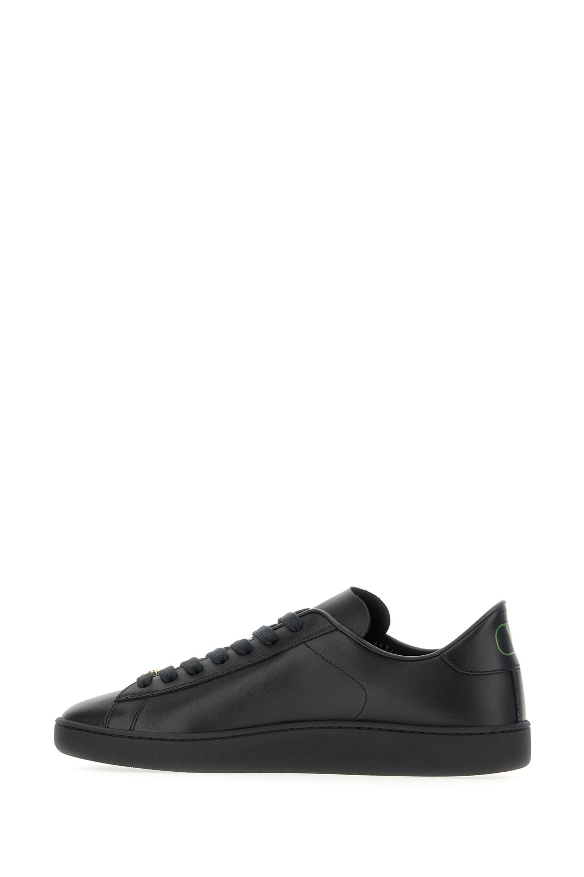 Valentino Low Top Rubber Sole Sneakers In Black