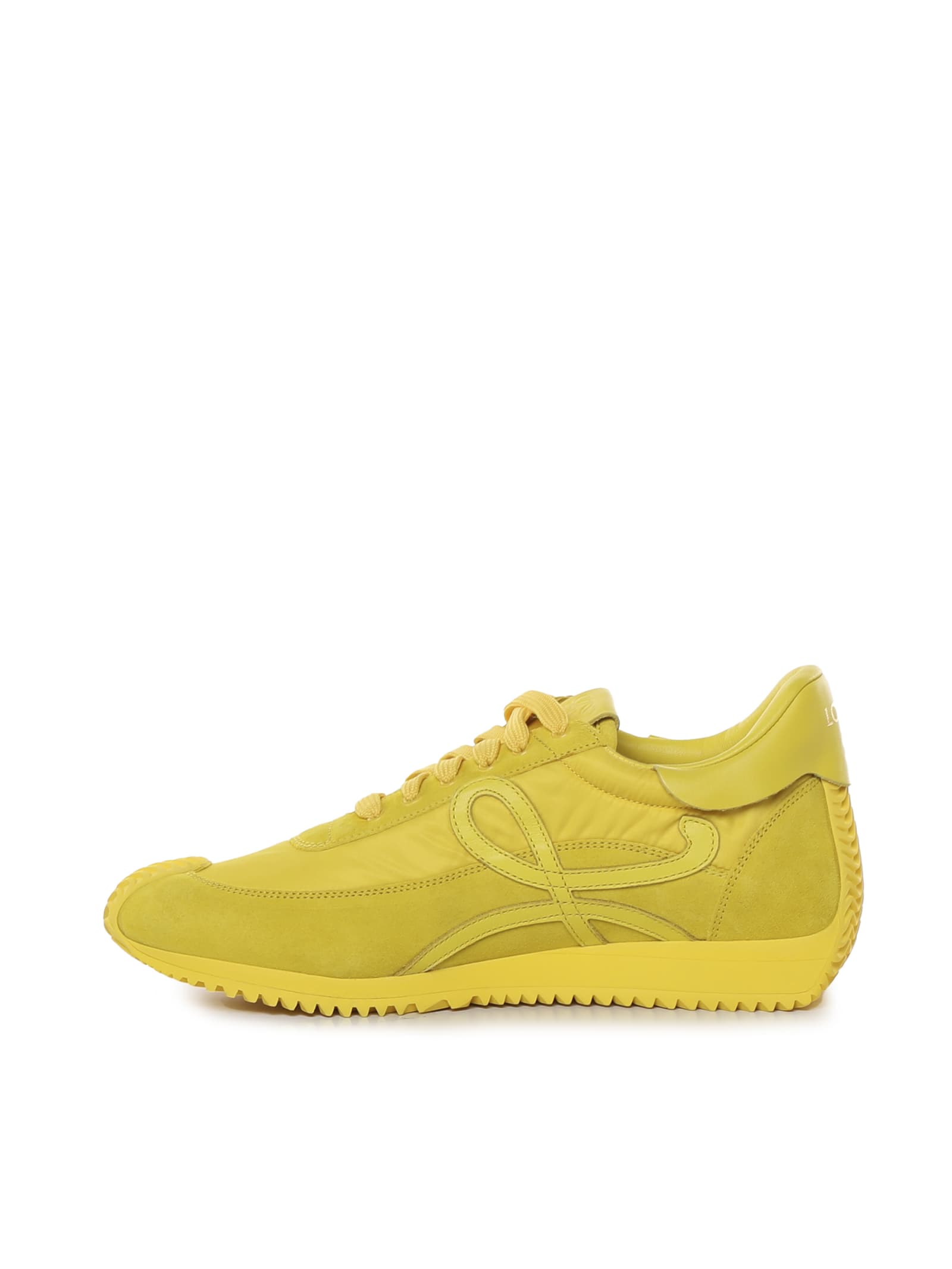 Shop Loewe Runner Flow Sneakers In Yellow