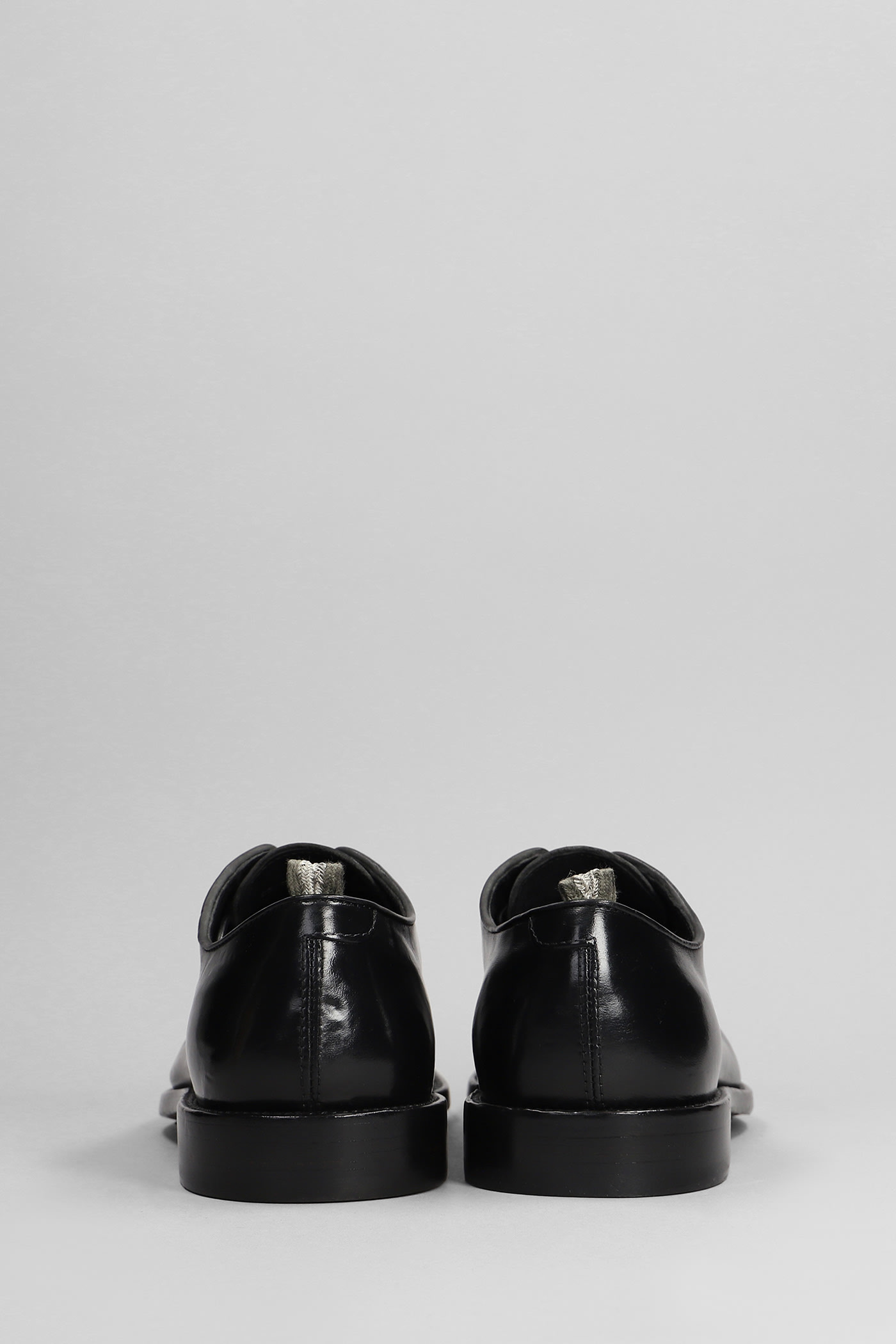 Shop Officine Creative Signature 001 Lace Up Shoes In Black Leather