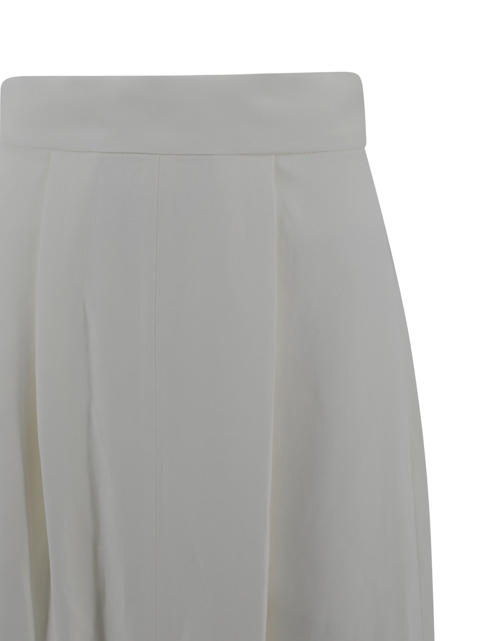 Shop P.a.r.o.s.h Midi Skirt In White