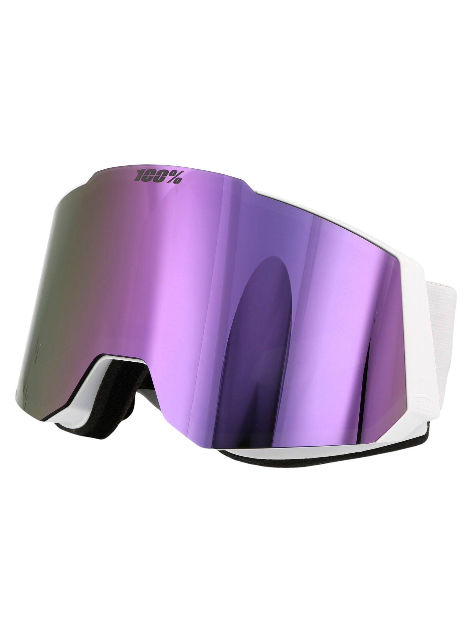 Shop 100% Snowcraft Sunglasses In White / Lavander