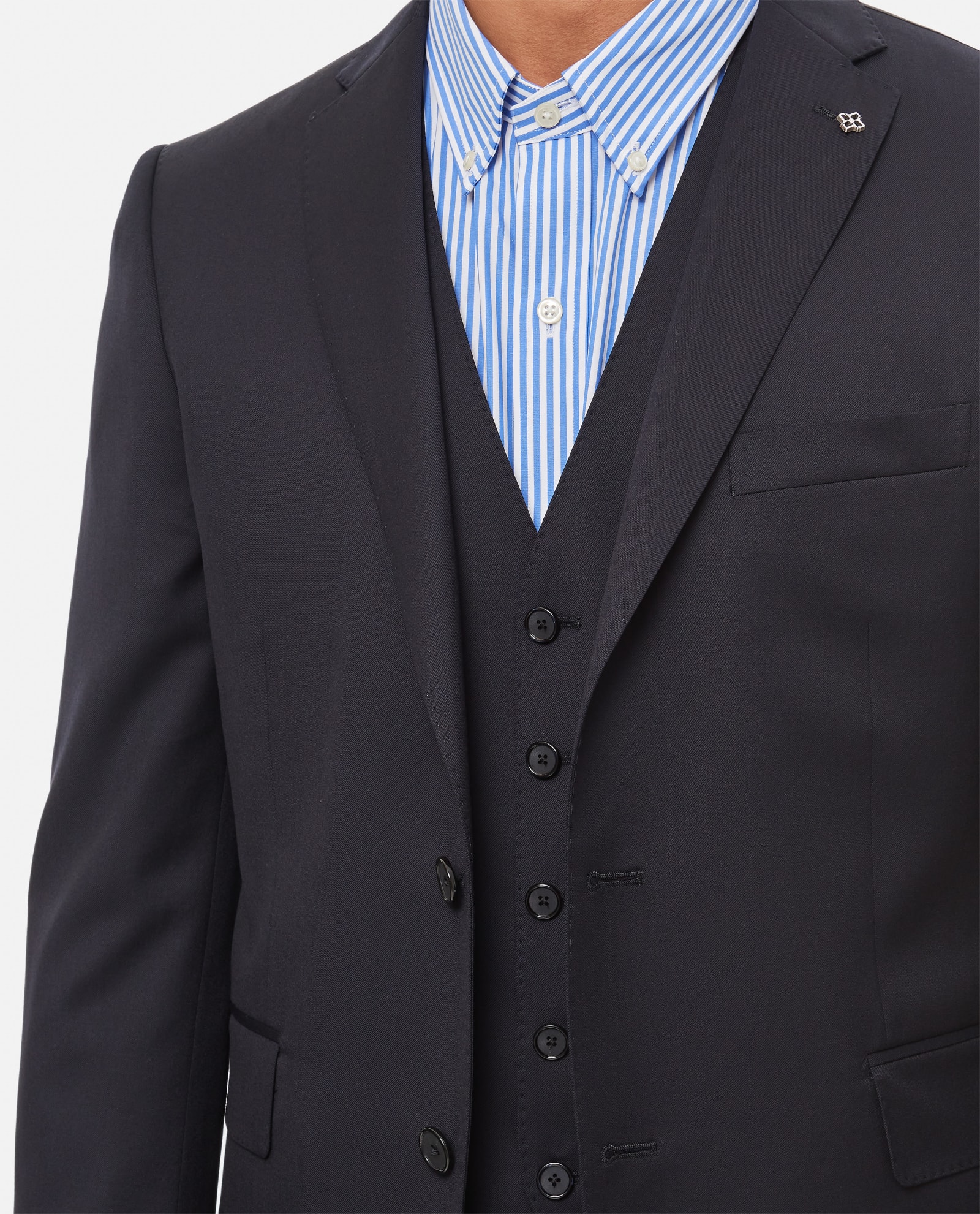 Shop Tagliatore Bruce Blazer Sigle-breasted In Blue