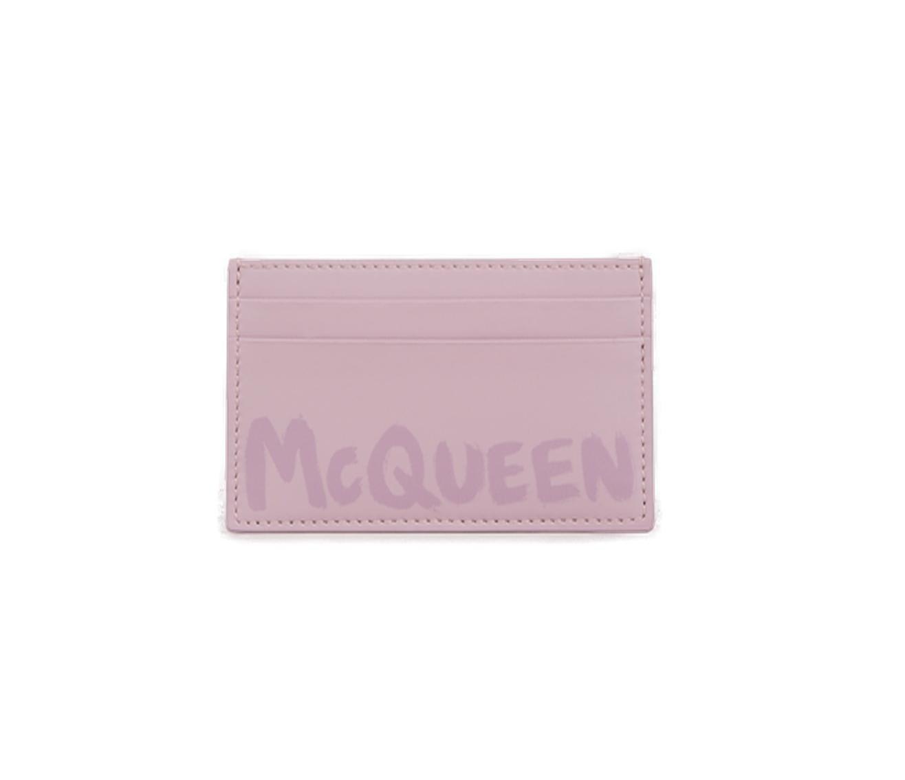 Alexander McQueen Logo Printed Cardholder