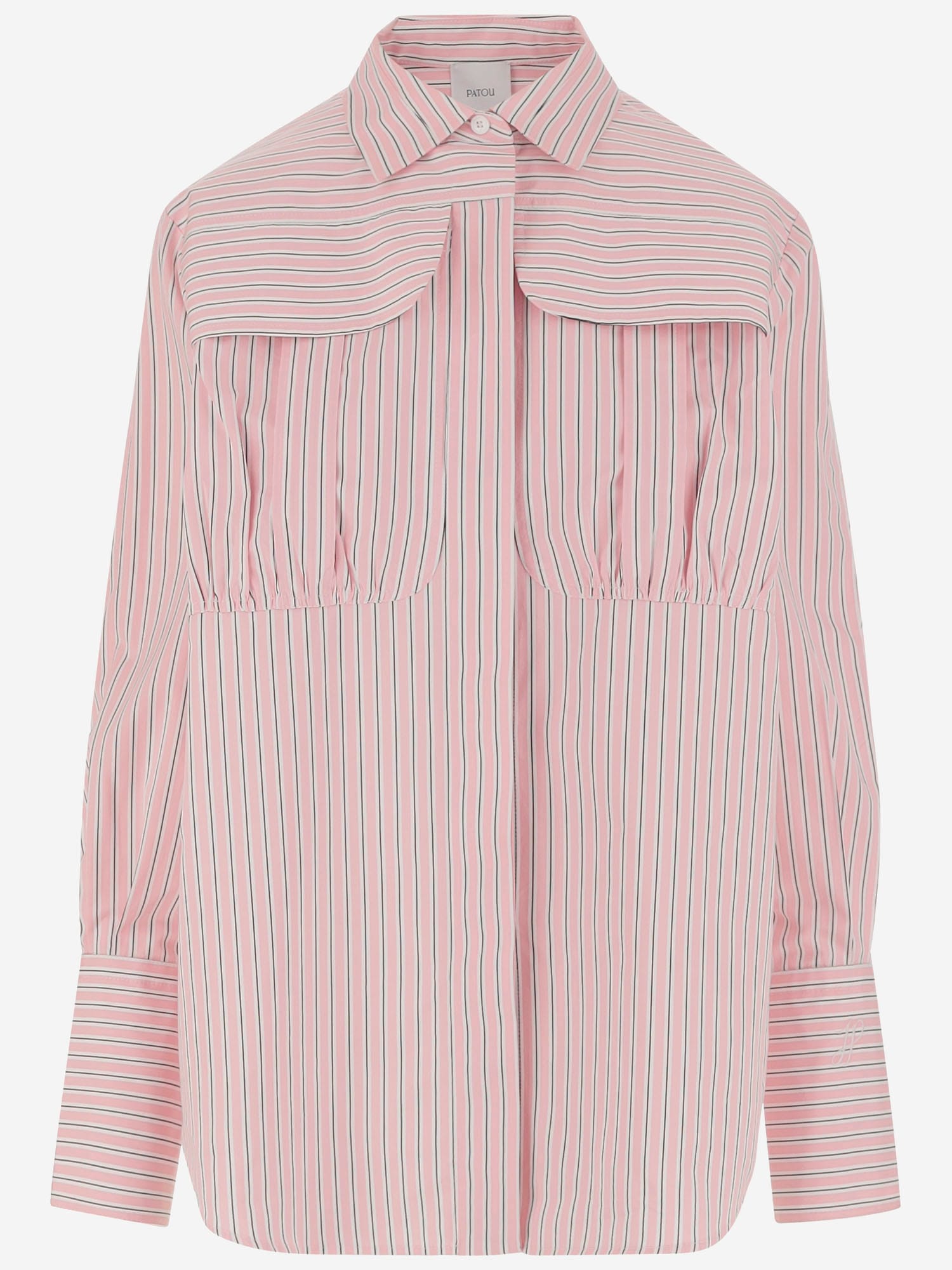 Cotton Shirt With Striped Pattern