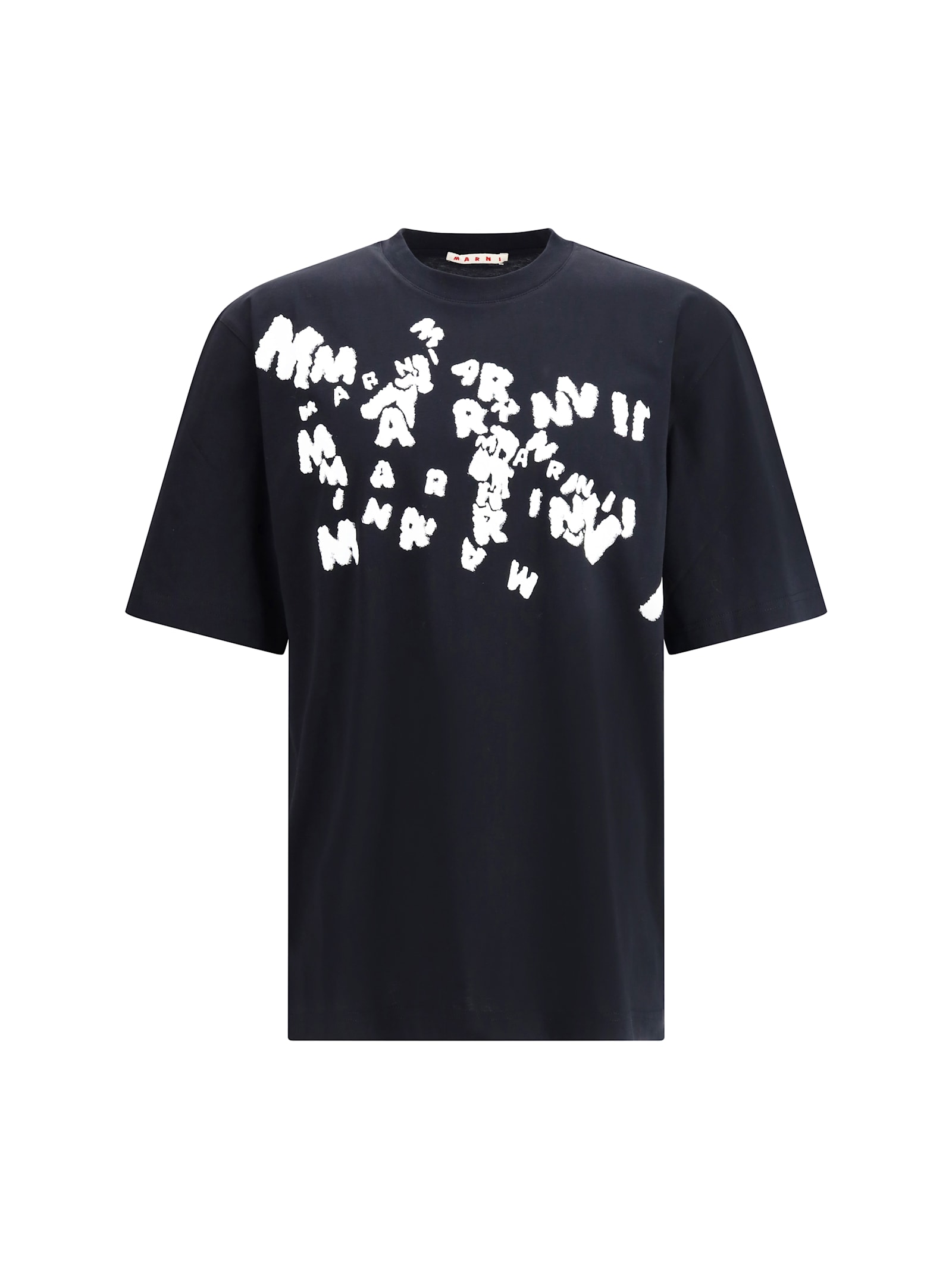 Shop Marni Logoed T-shirt
