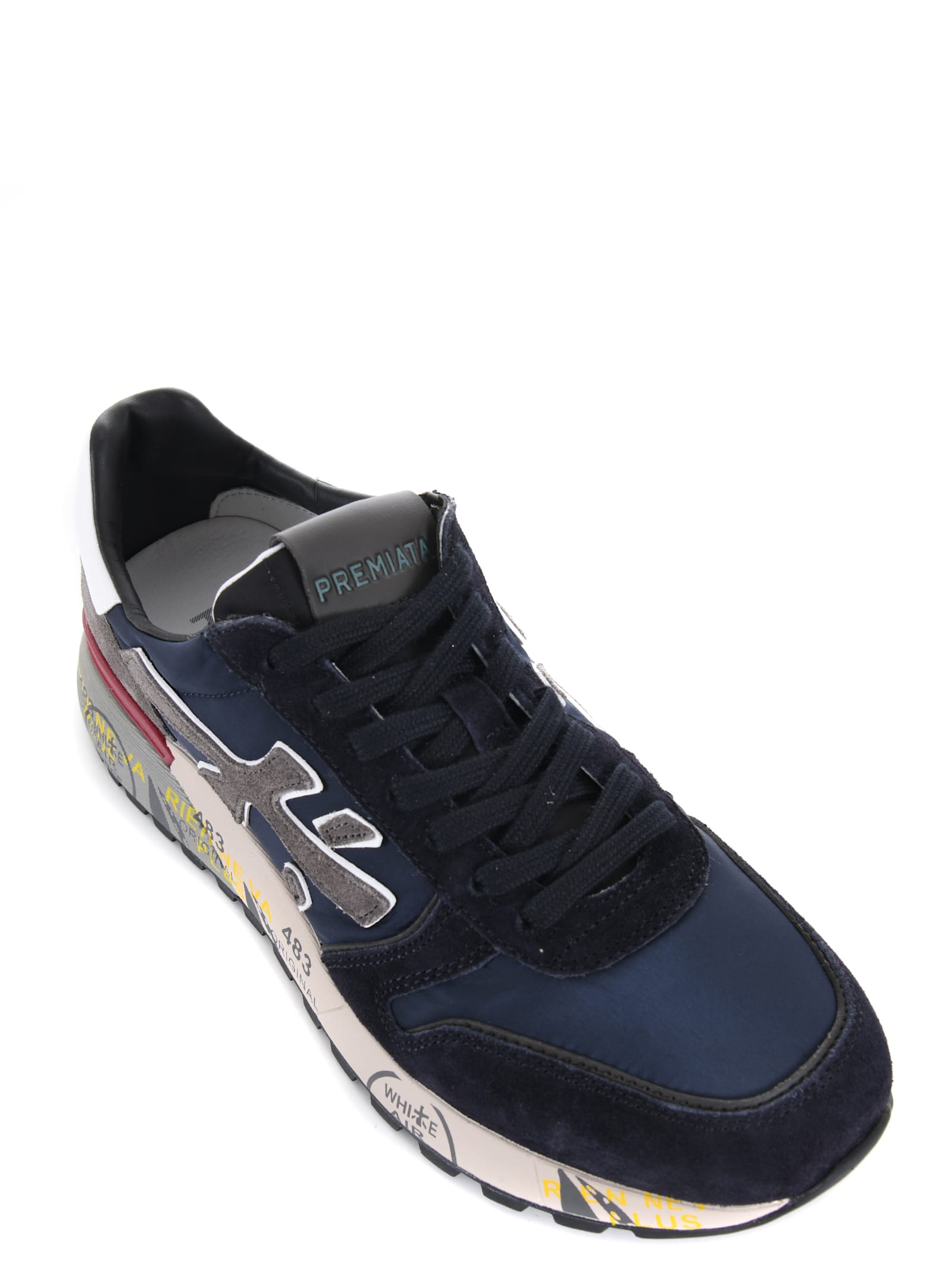 Shop Premiata Sneakers In Blue