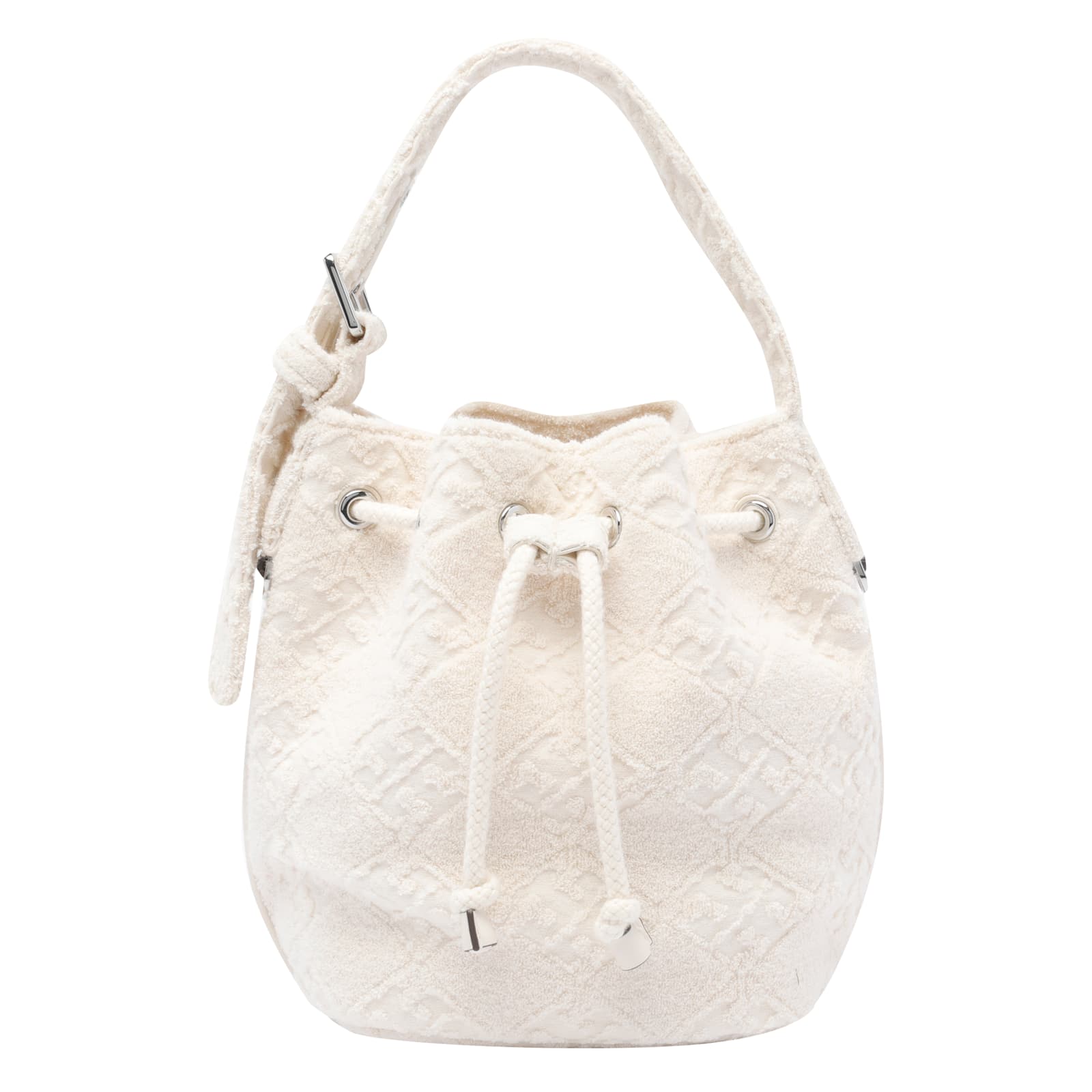 T Monogram Terry Mini Bucket Bag